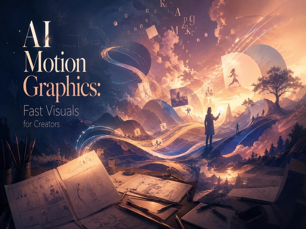 AI Motion Graphics: Fast Visuals for Creators