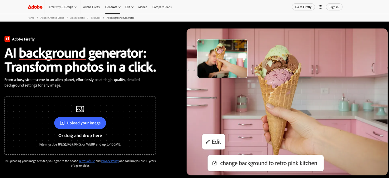 AI Background Generator for Video Scenes