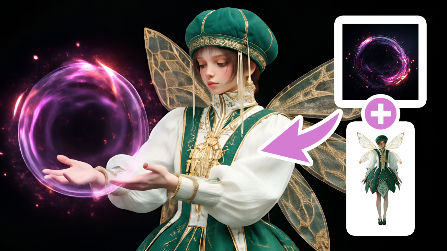 今こそ画像生成が熱い！viduリファレンス画像機能を使ってみた vol.4「魔法エフェクトを参照させる」