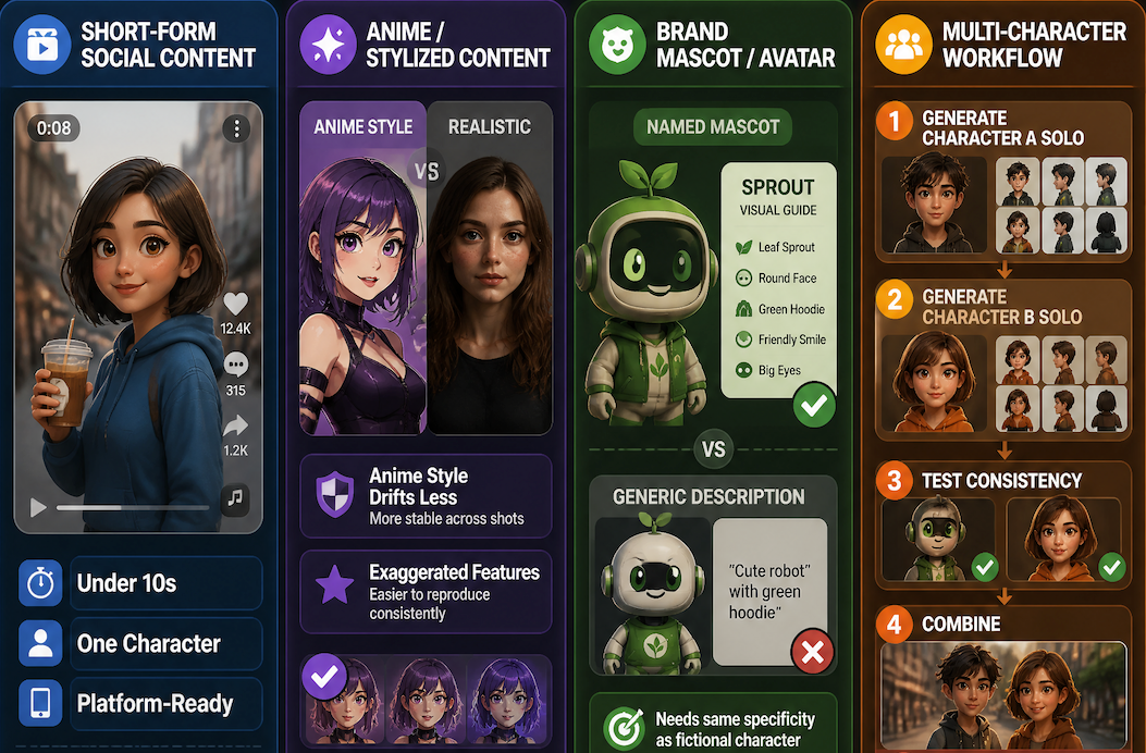 AI Character Generator for Consistent Video Scenes