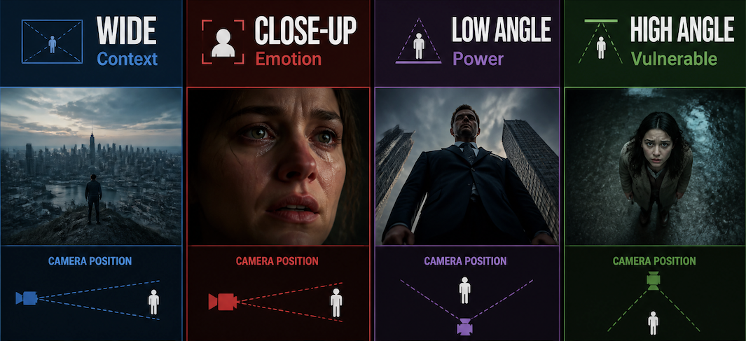 Camera Angles for AI Video: Creator Shot Guide
