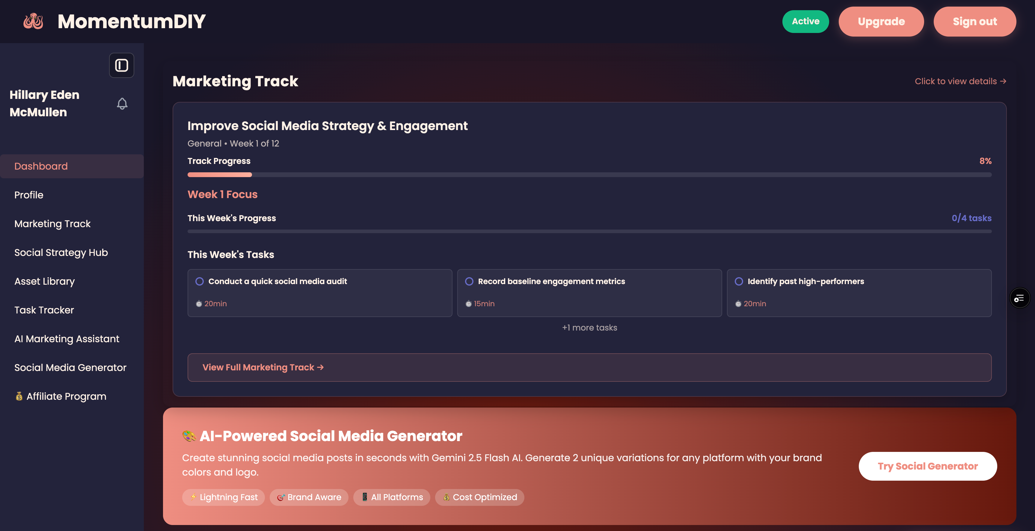 Case Study: MomentumDIY From Idea to Publishable MVP