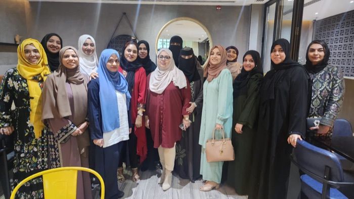 Dubai chapter members at an indoor social gathering