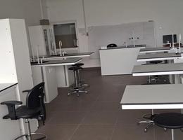 Completed Biology Lab with specimen benches