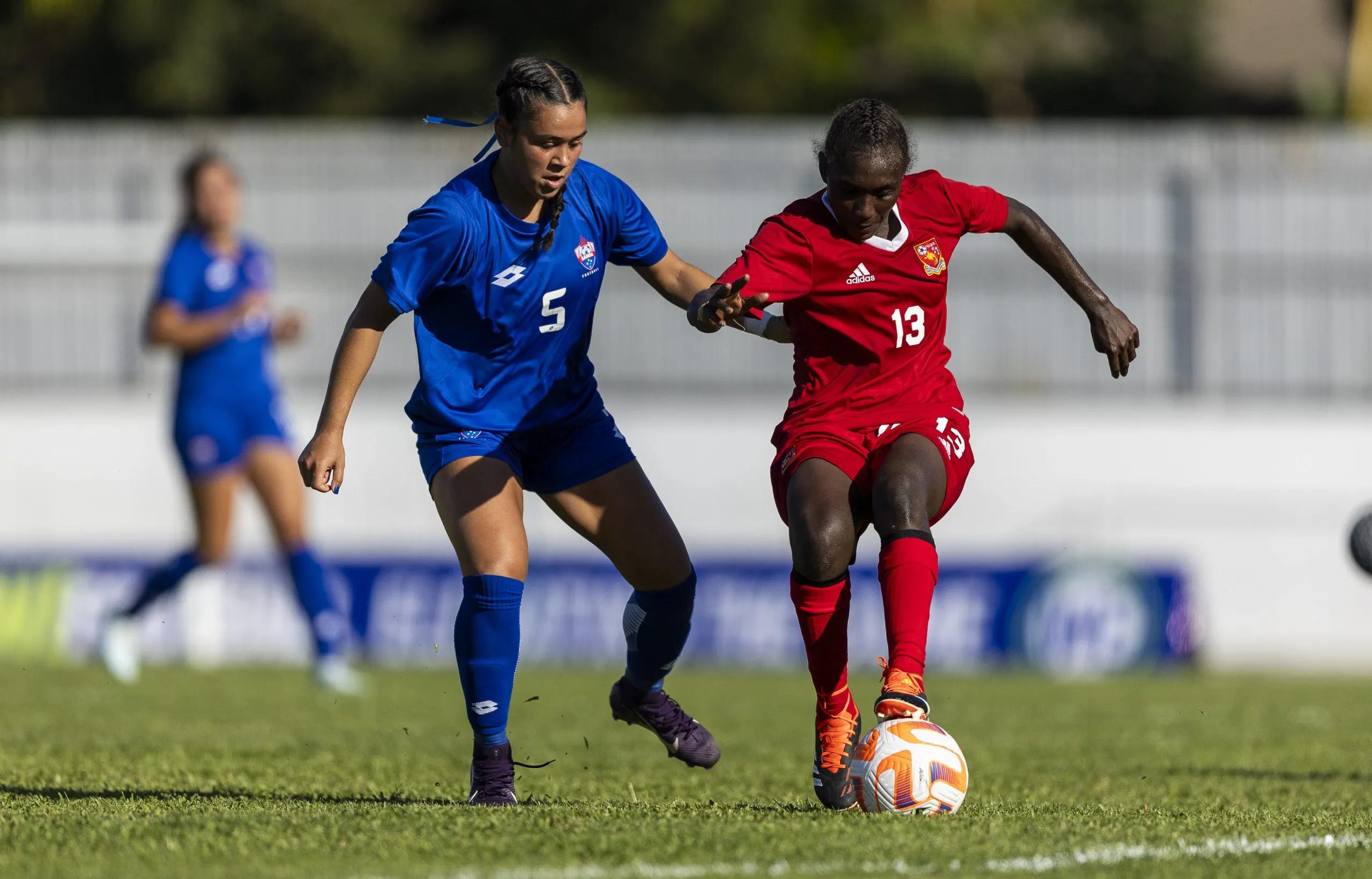 Marie Kaipu shines as PNG defeat Sāmoa in OFC Women's Nations Cup opener in Fiji