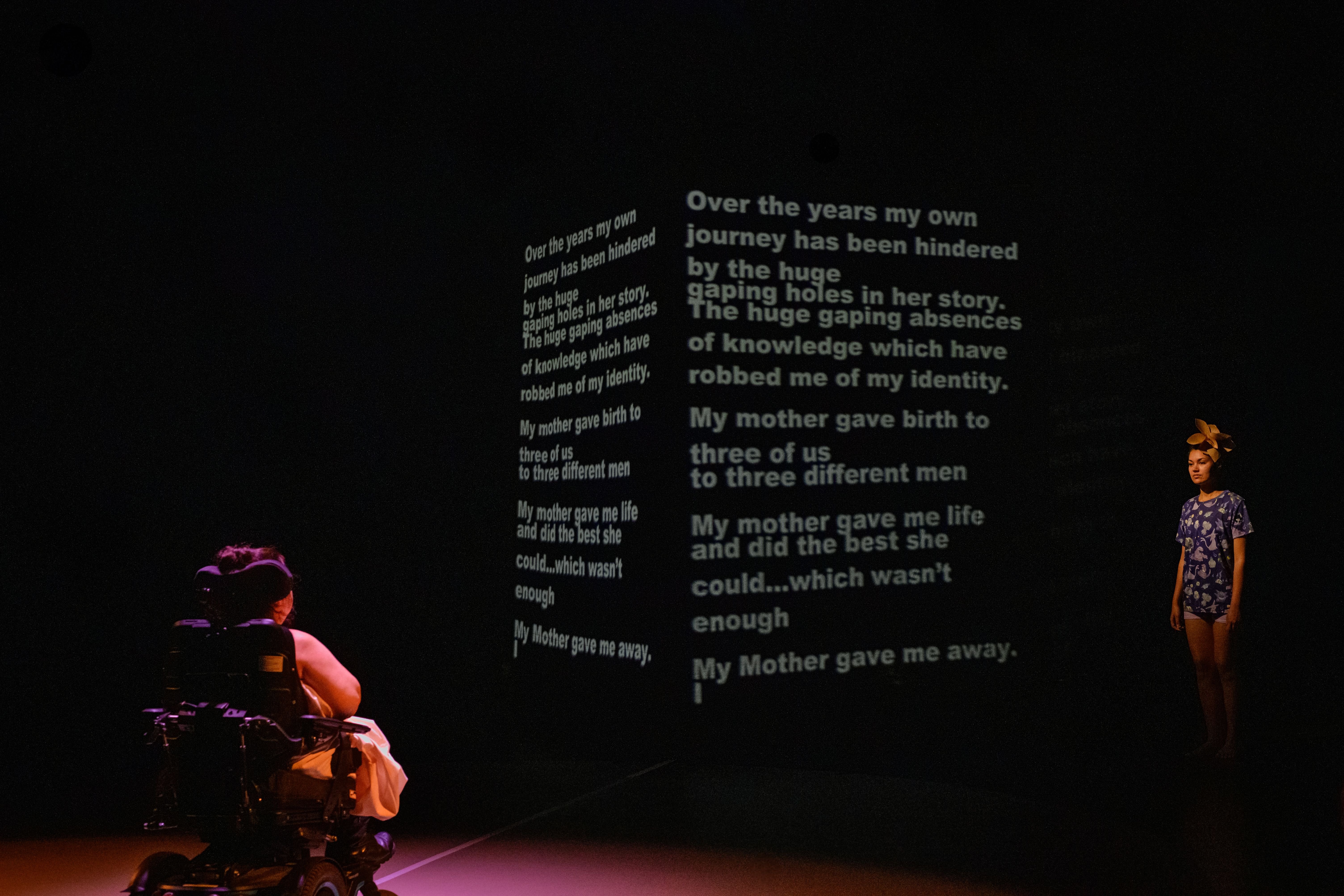 Needs accessible theatre show AIGA is showing at the Te Ahurei Toi o Tāmaki Auckland Arts Festival March 20-24. Photo/Supplied/Jinki Cambronero