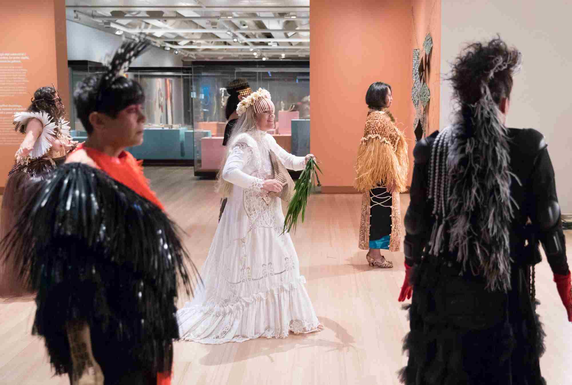 Ani O'Neill and Pacific Sisters open Toi Art at Te Papa Tongarewa