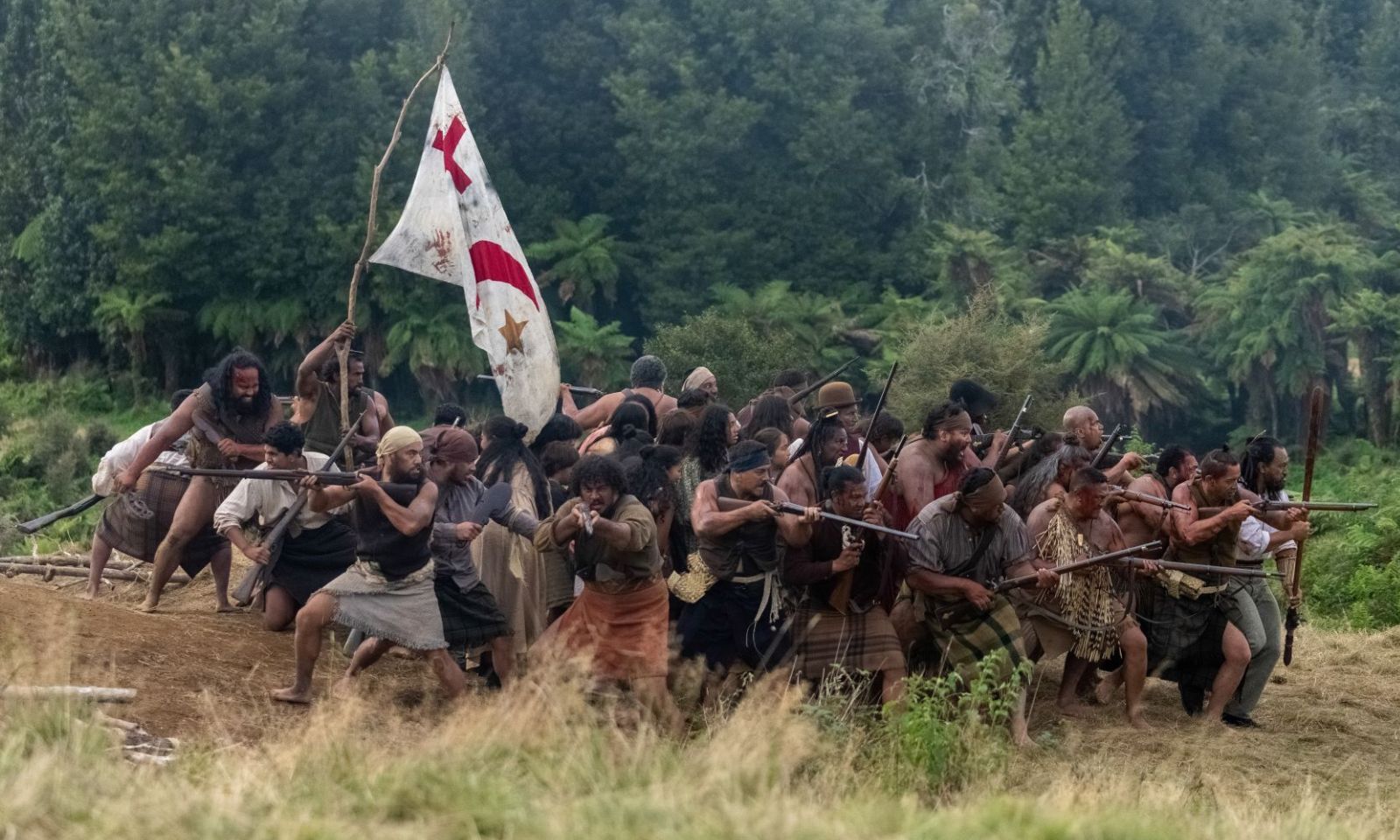 This year marks 160 years since the battle at Ō-Rākau where around 300 Māori defended their pā from over a thousand British Imperial Troops. Photo/Ka Whawhai Tonu (2024)/Supplied  