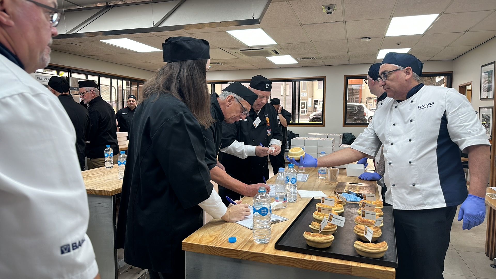 Mince and cheese pie judging. Photo/PMNNews