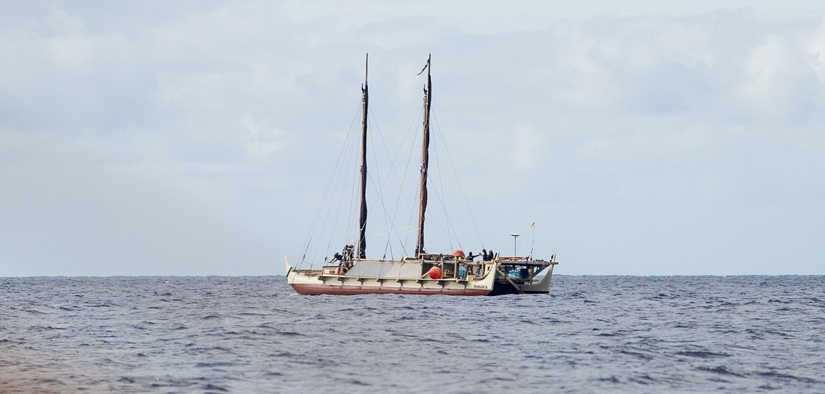 Iconic Polynesian canoes set sail for Aotearoa, 40 years after historic voyage