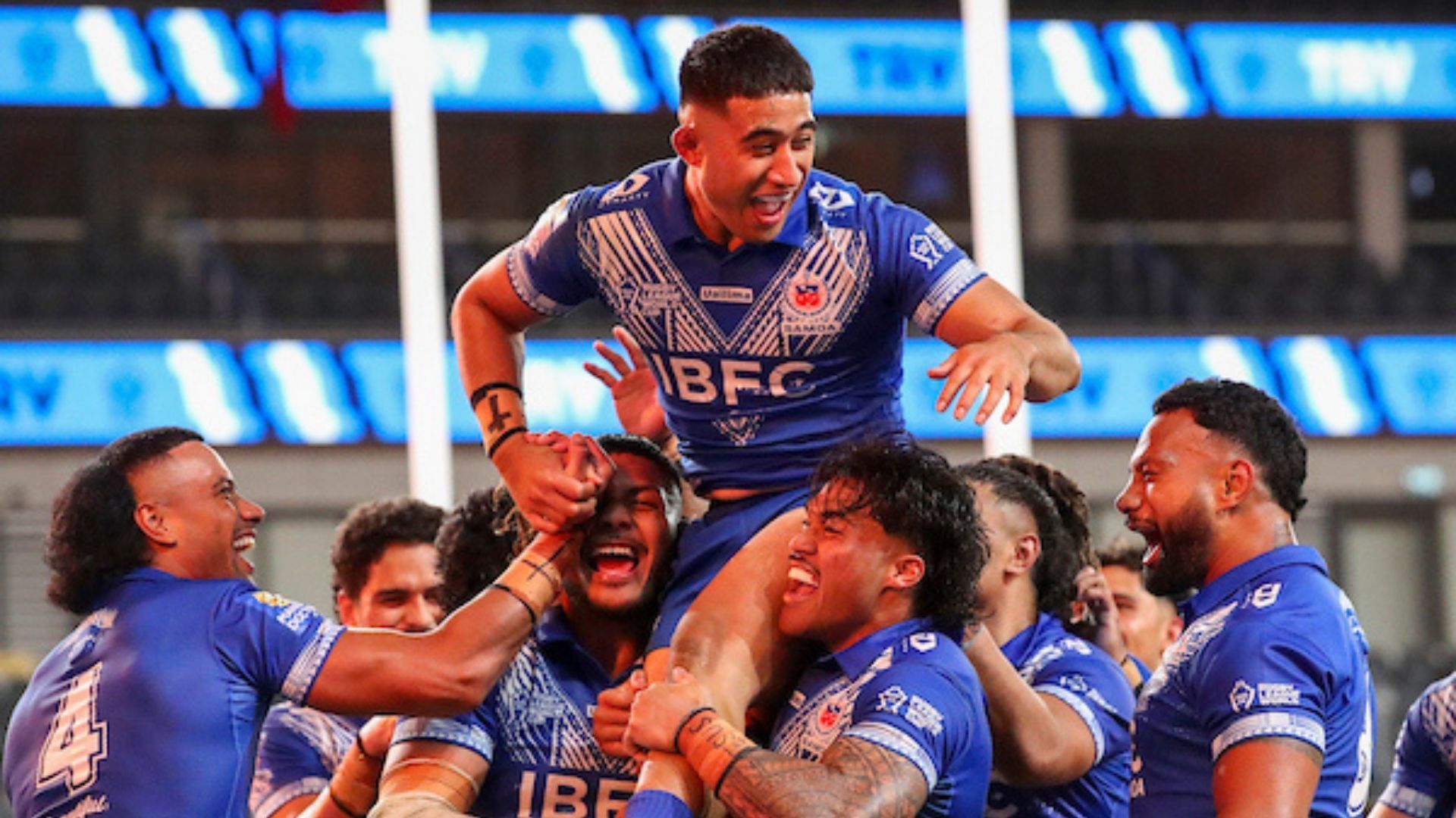 Sāmoa demolish France in record-breaking 78-4 RL World Cup opener
