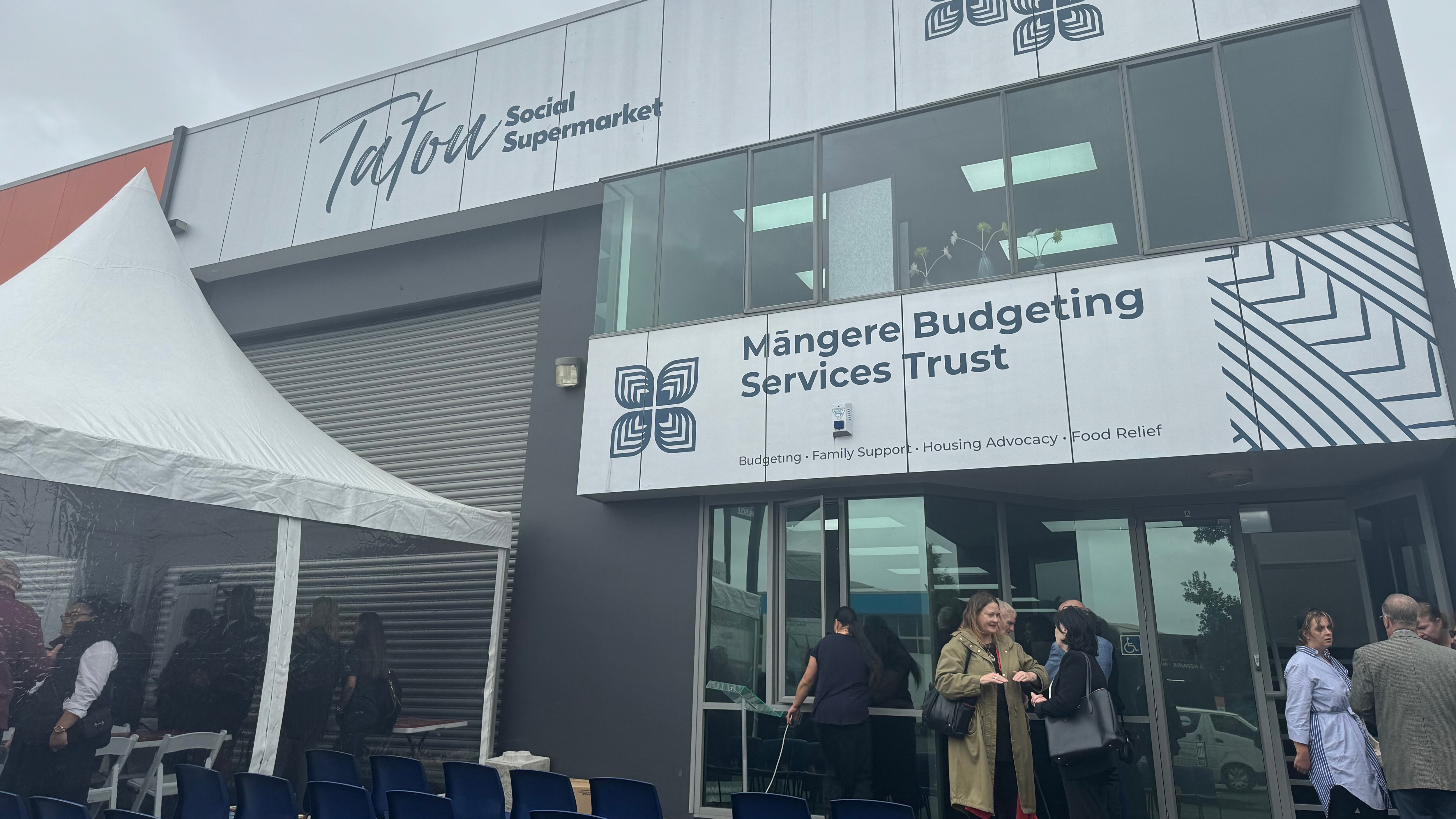 South Auckland branch of Social Supermarket, Tatou, run with Māngere Budgeting Services. Taken at the opening on 6 April, 2024. Photo/Te Ao Māori News