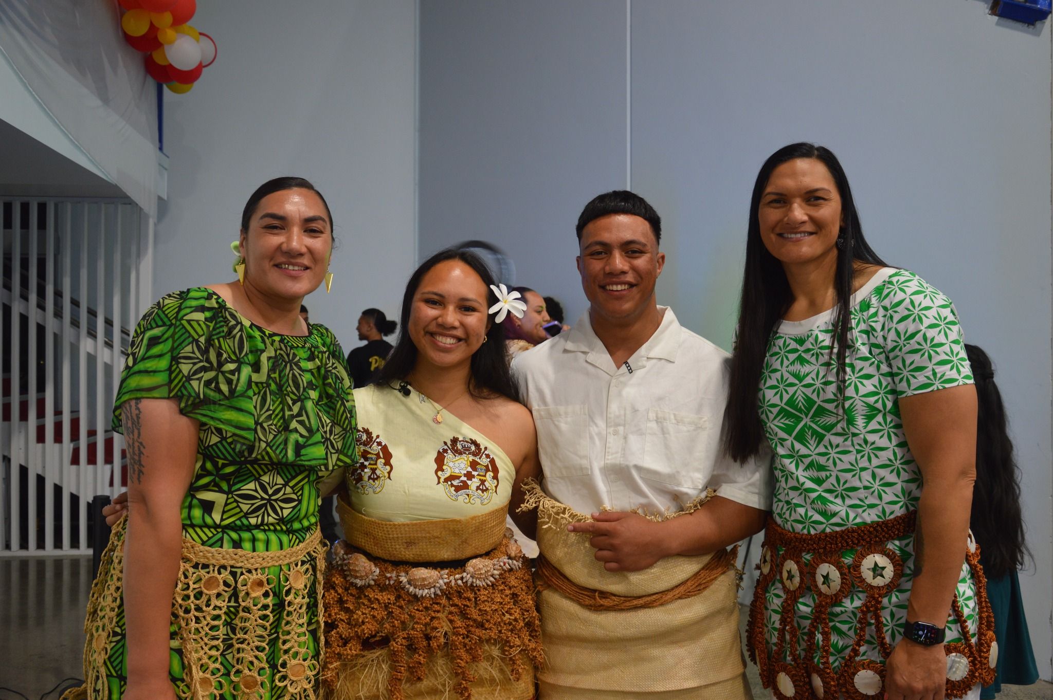 Lisa Adams (Sports Award), Titila Helu (Education Award), unknown, and Dame Valerie Adams. Photo/Pasifika Futures Facebook