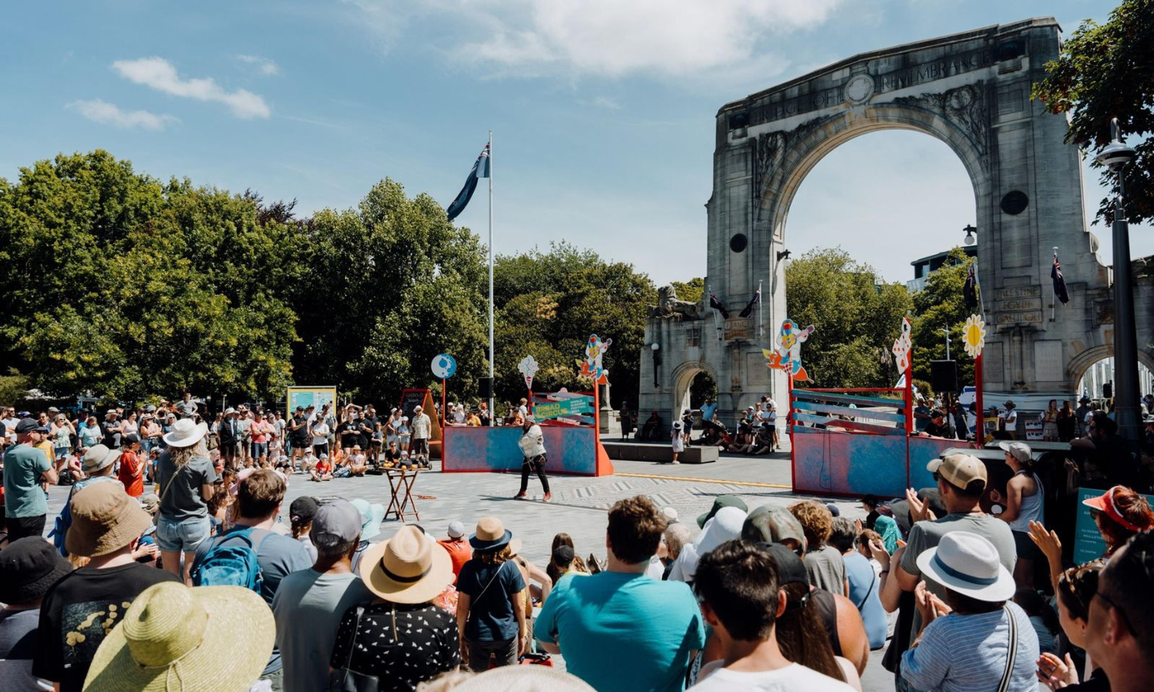 Crowds will pack the streets and halls in Christchurch for the World Buskers Festival this month.