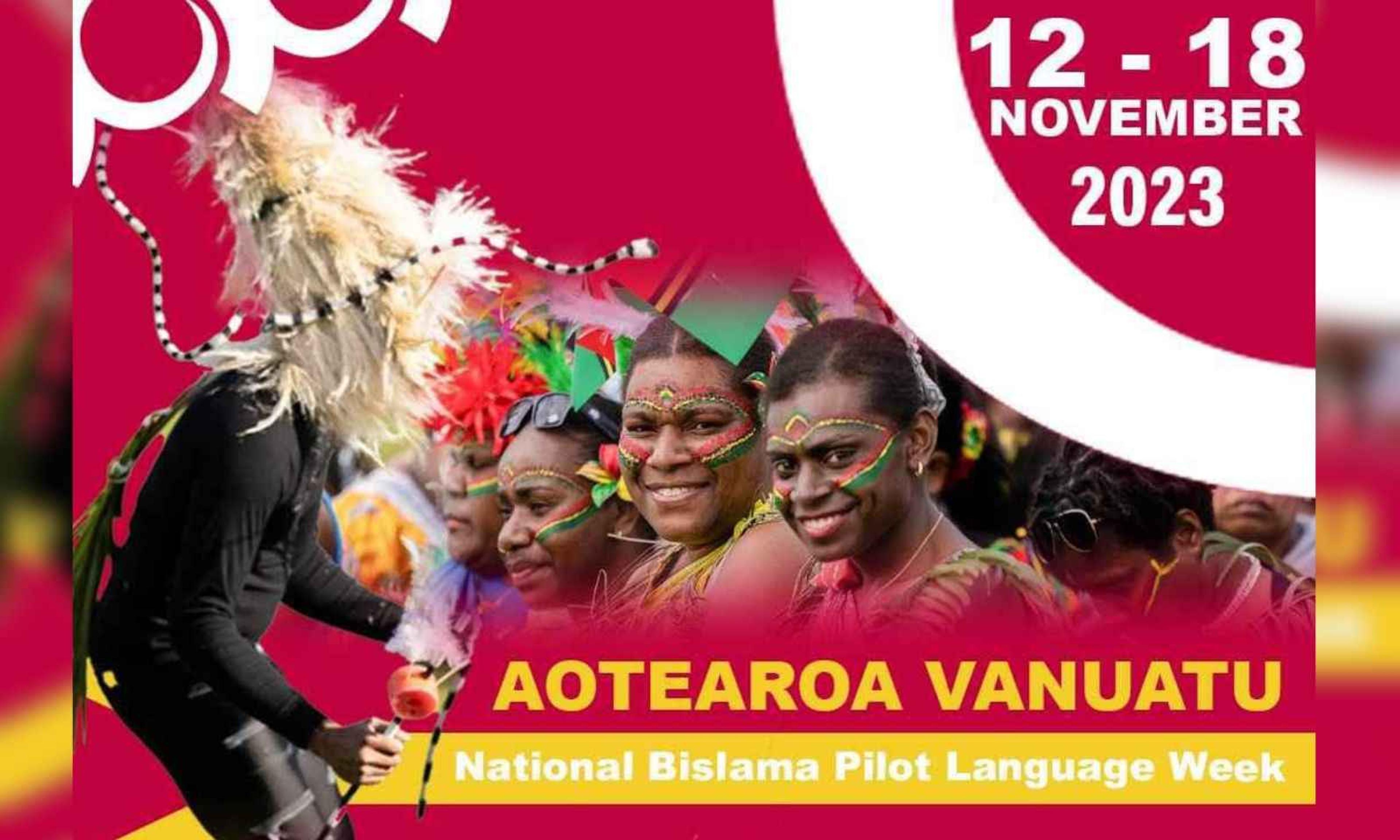 Vanuatu Bislama Language Week poster