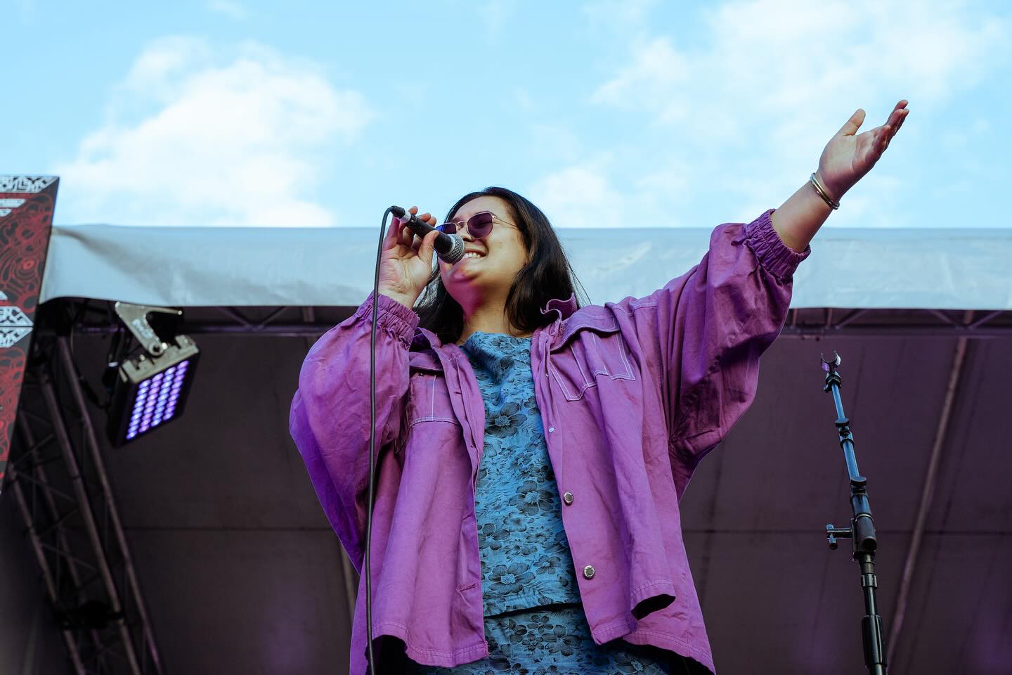 Jordyn with a Why performing at the CubaDupa festival in Pōneke Wellington last month. Photo/Facebook