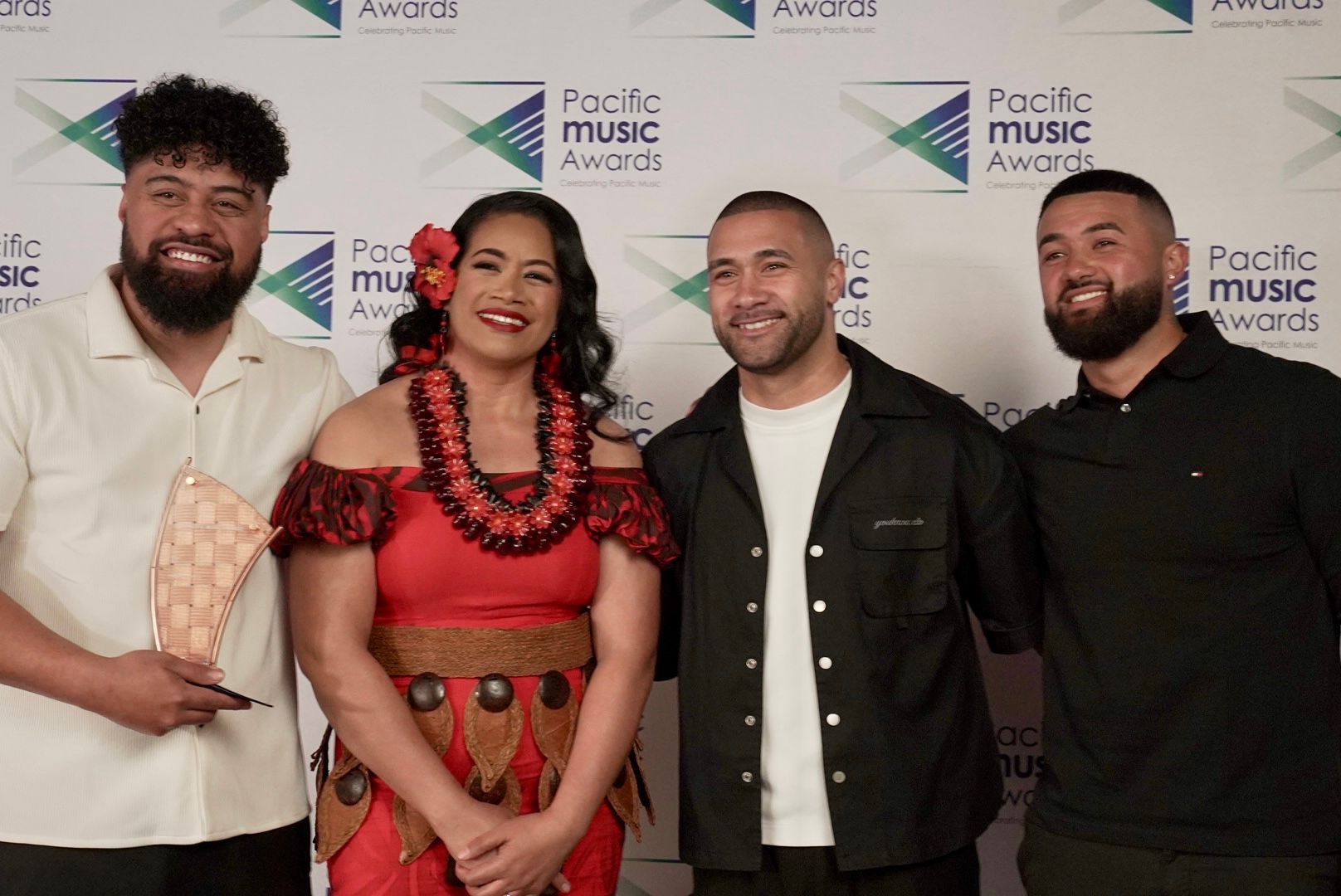 Brotherhood Musiq with 531pi radio host Kalo Toetu'u. Photo/PMN