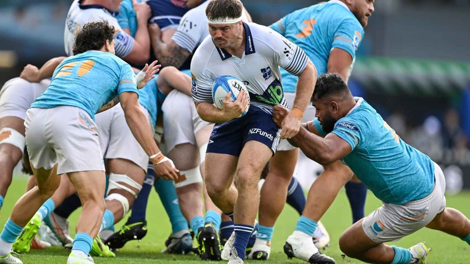 Super Rugby: Blues run riot as Moana Pasifika fall heavily at Eden Park