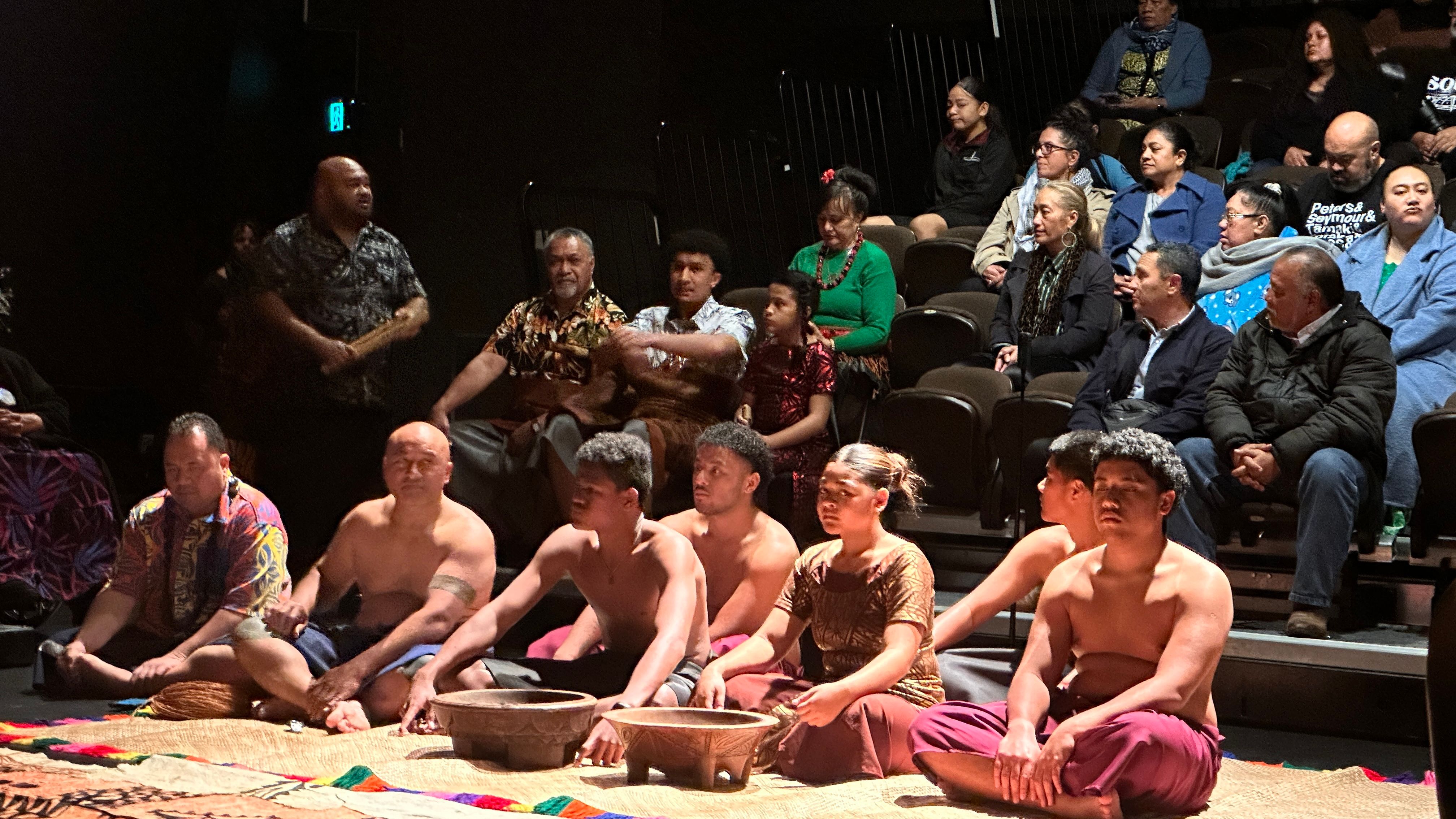 An ava ceremony followed the formalities with cups accepted by Māori and Pacific male elders. Photo/PMN News 