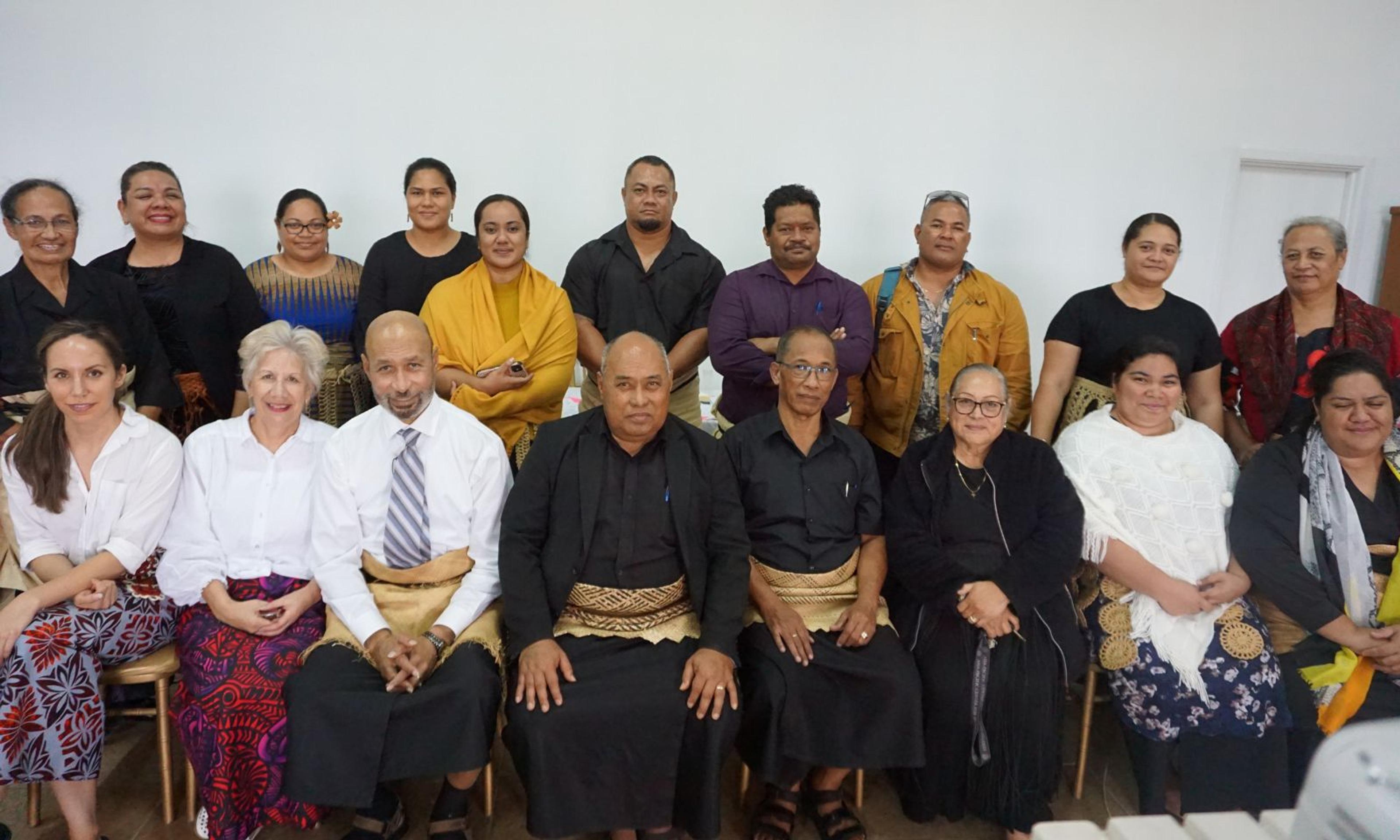 Climate mobility research conducted in Tonga and Samoa has found a small number of Tongan women are willing to move away in light of climate challenges. Photo taken at a Future scenarios workshop in Nuku’alofa Tonga, July 2023.
