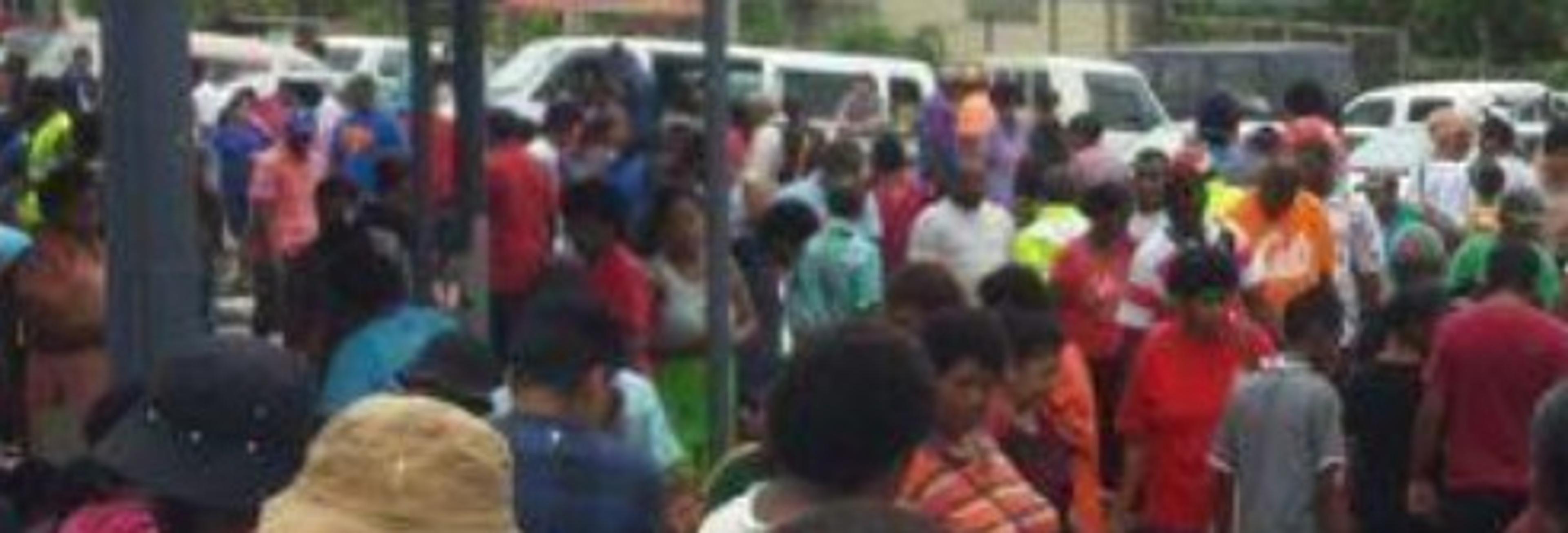 Hundreds remain in evacuation centres in Fiji. 