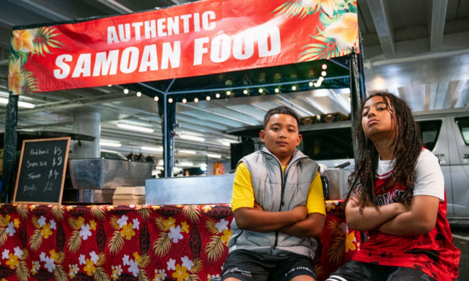 "Yeah Pare" young actors Mories Cruz (left) and Jhordan Tui’nukuafe-Jackson.