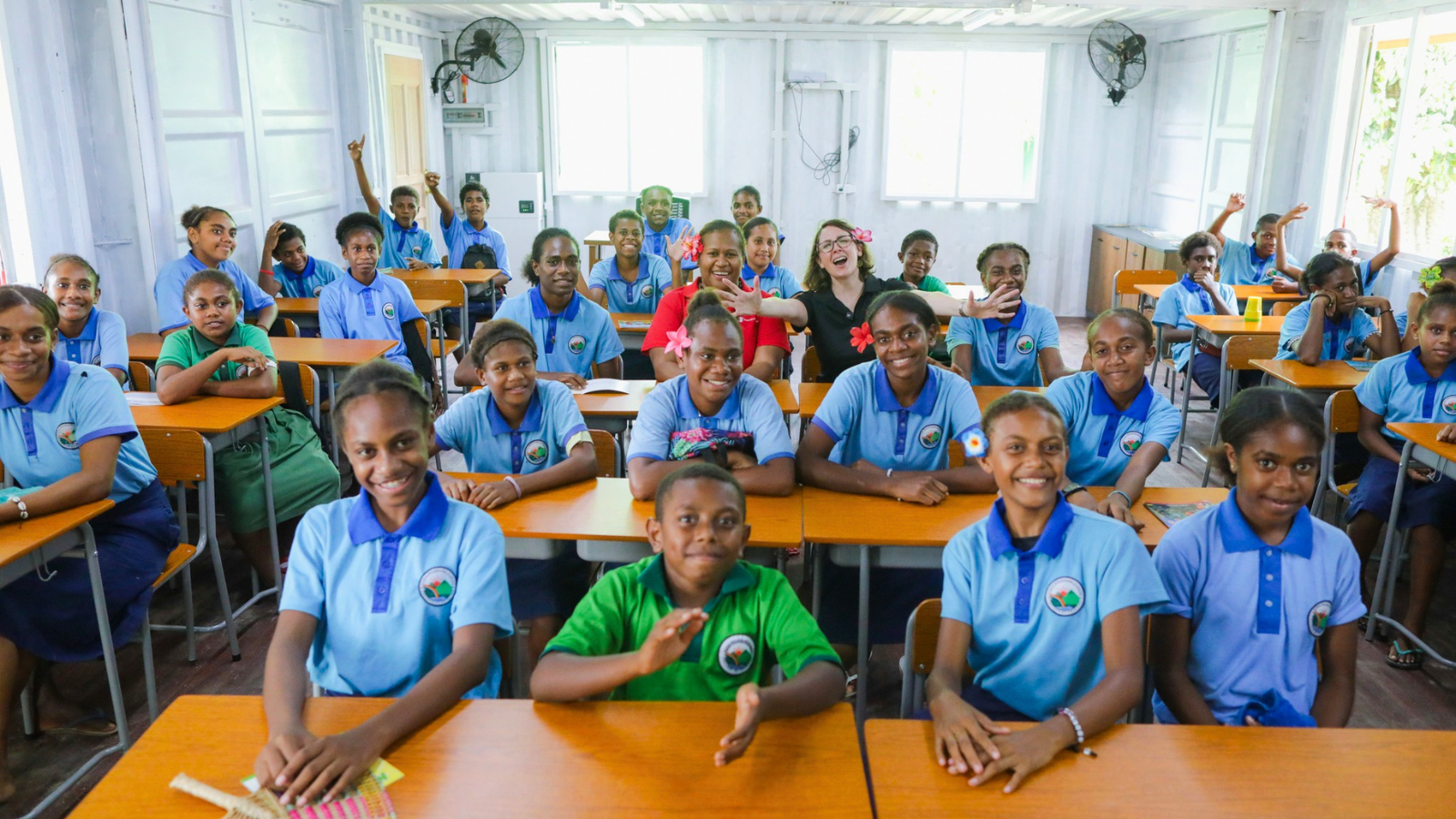 Vanuatu launches container classroom trial to keep learning going after disasters