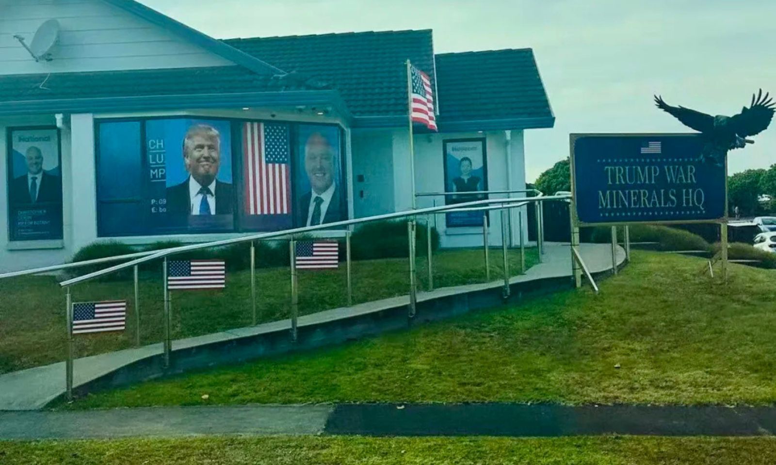 Protesters target Luxon office over proposed US minerals agreement as Pacific concerns grow