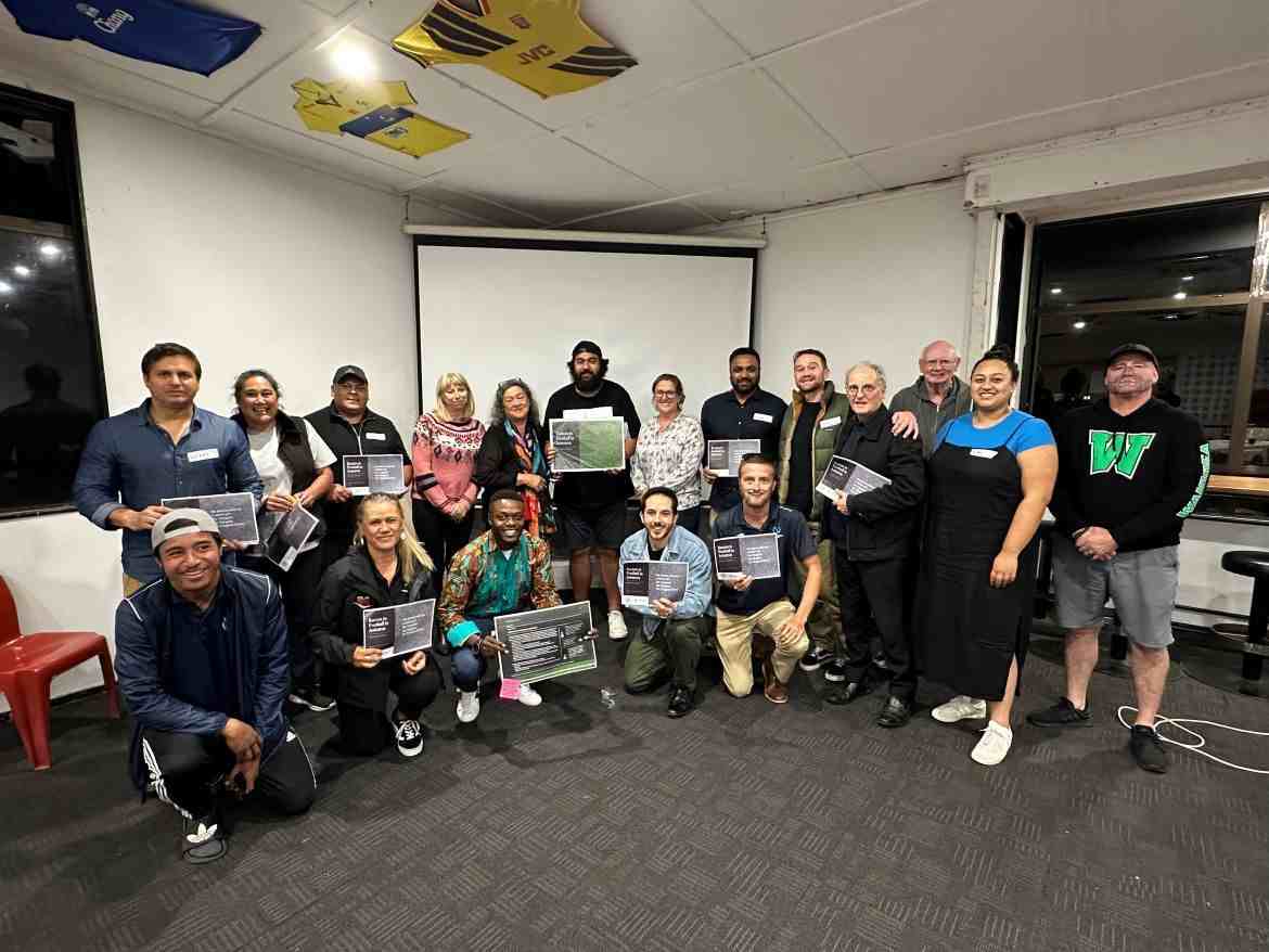 ​ The Racism in Football In Aotearoa report was launched at the Manukau United Football club in Mangere East. (Photo: Justin Latif)​