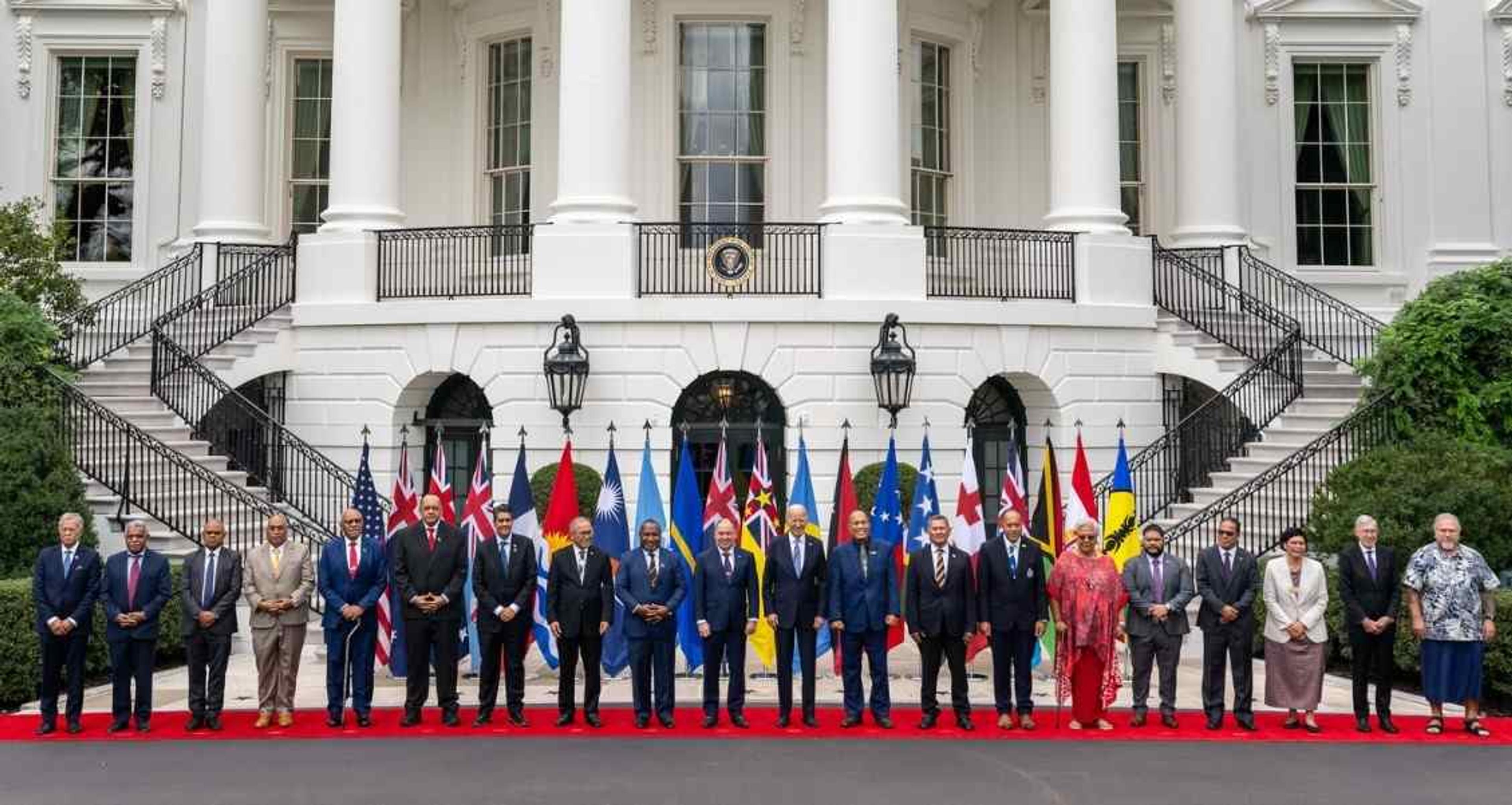 ​​Pacific leaders met with US President Joe Biden. 