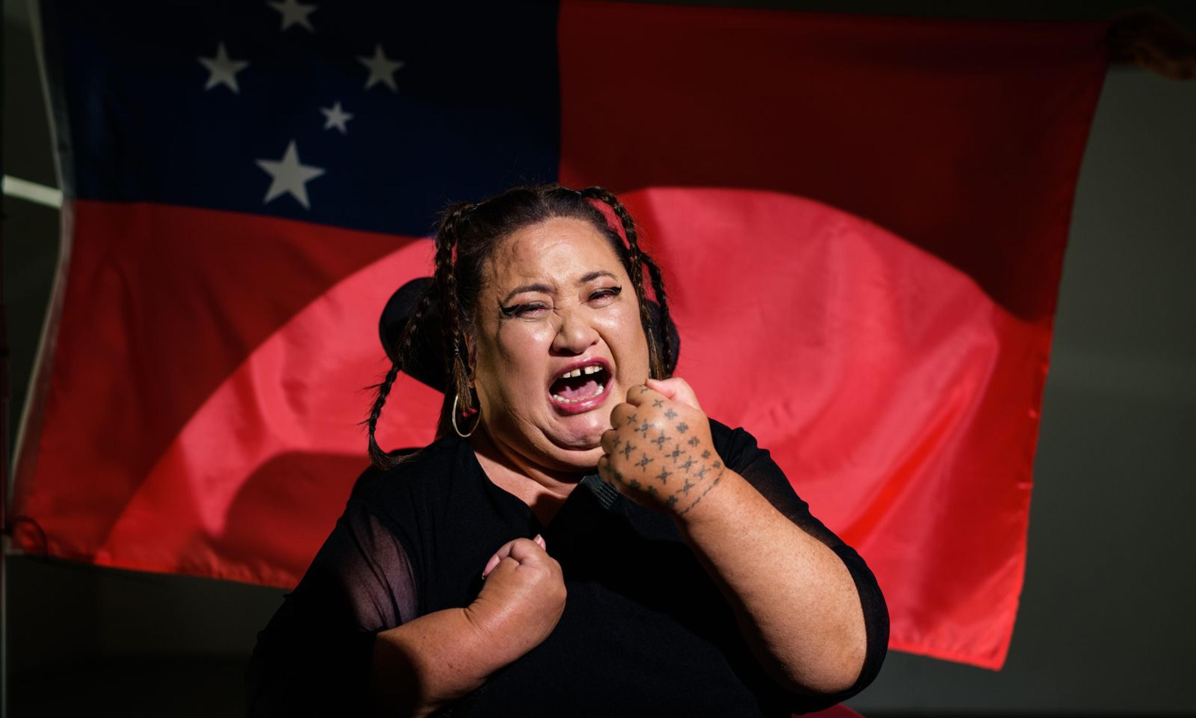 The powerful life story of disabled artist Lusi Faiva comes to life in the theatre show AIGA.