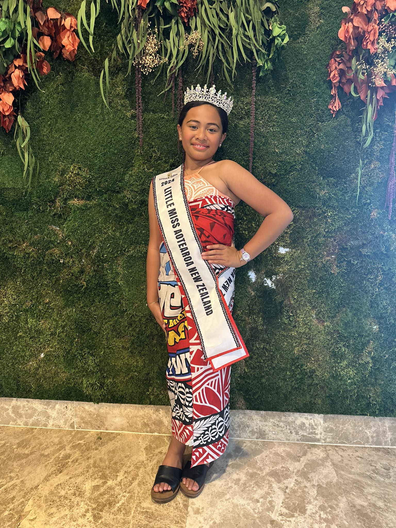 Tapaita Fonokalafi was crowned Little Miss Aotearoa at the inaugural event held in Christchurch in April. Photo/Supplied