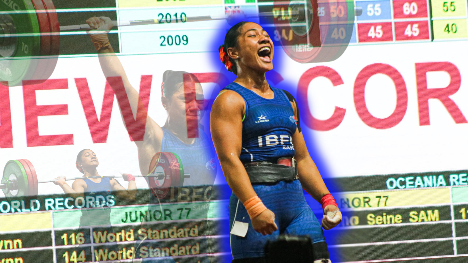 18 and unstoppable: Seine Stowers crushes records as Sāmoa hosts world weightlifting elite