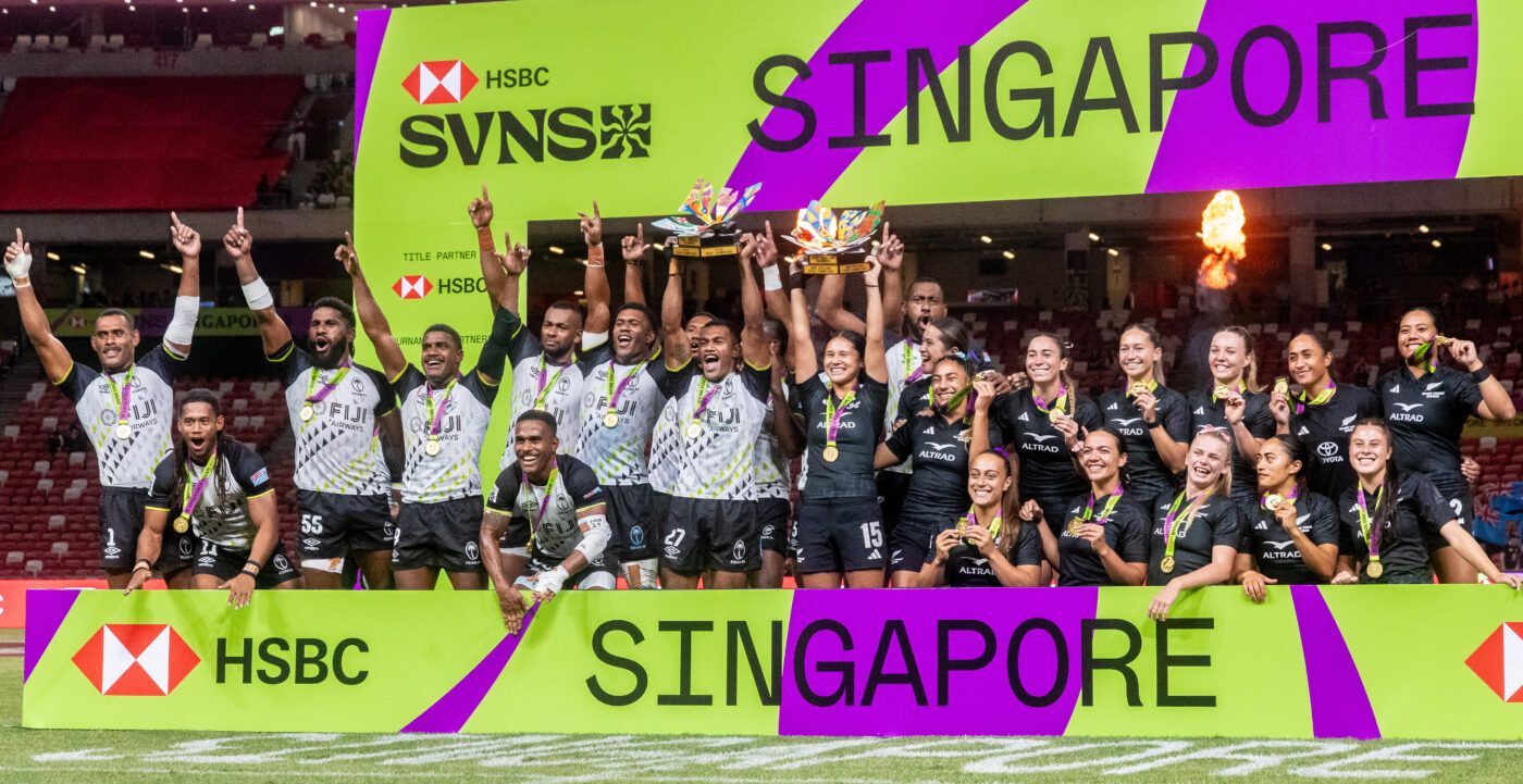 Fiji roar to winning ways as comeback kings claim Singapore 7s title