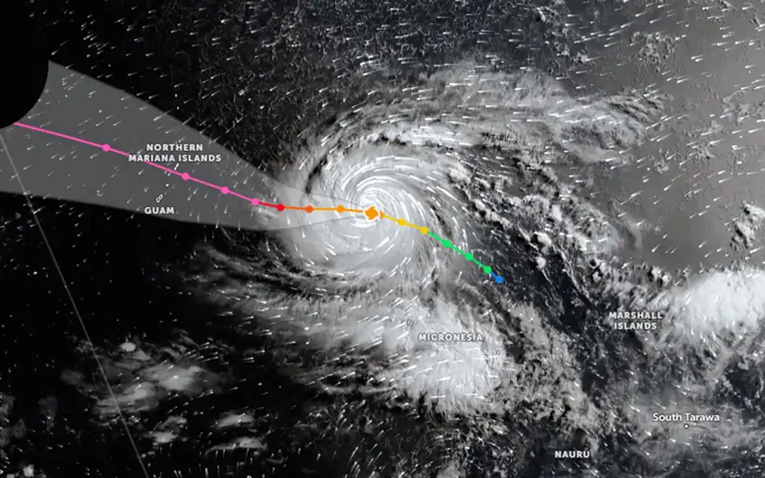 Typhoon Bavi poses 'significant threat' to the Mariana Islands