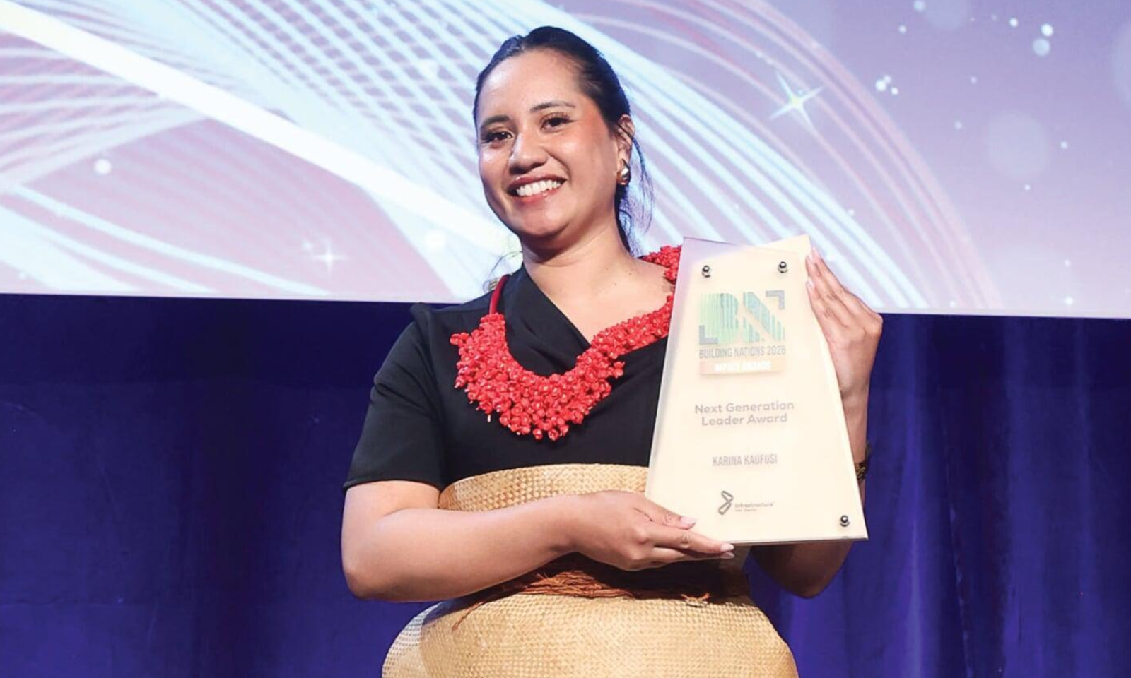 Tongan engineer recognised as Next Generation Leader in infrastructure