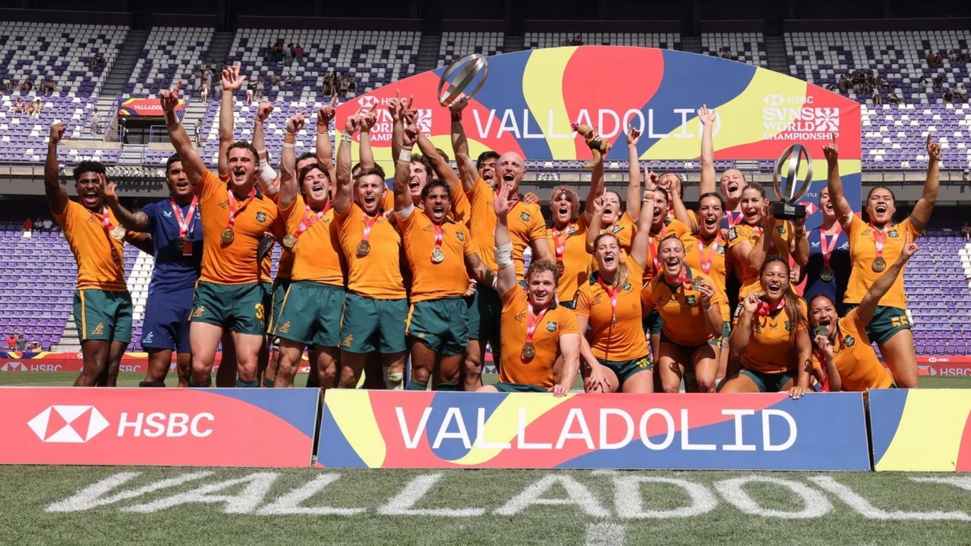 Australia lay down marker as race for sevens world crowns heads to France