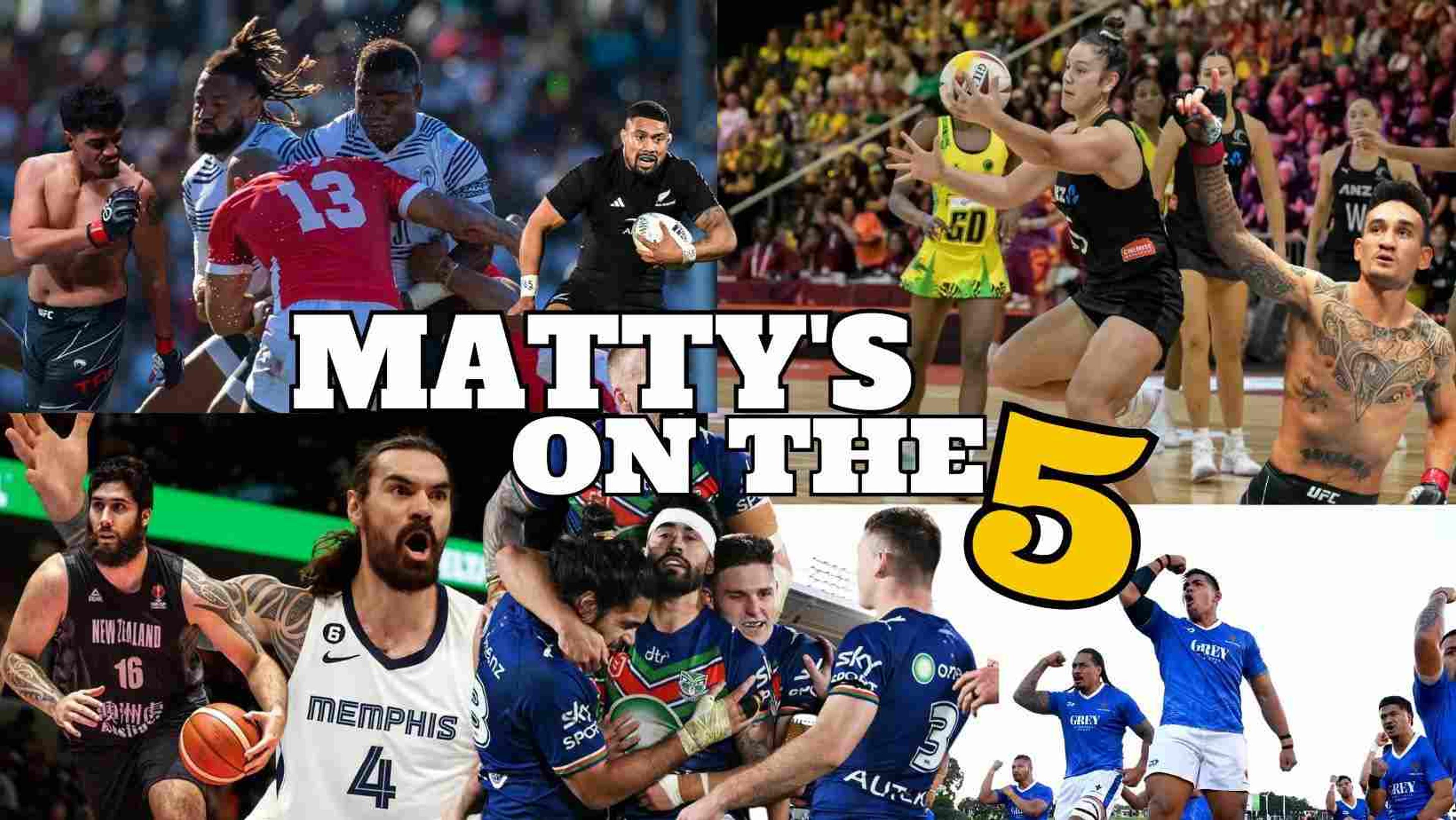 Matty's On The Five is our weekly wrap focusing on five of the biggest moments in Pacific sport, as determined by Matt Manukuo. 