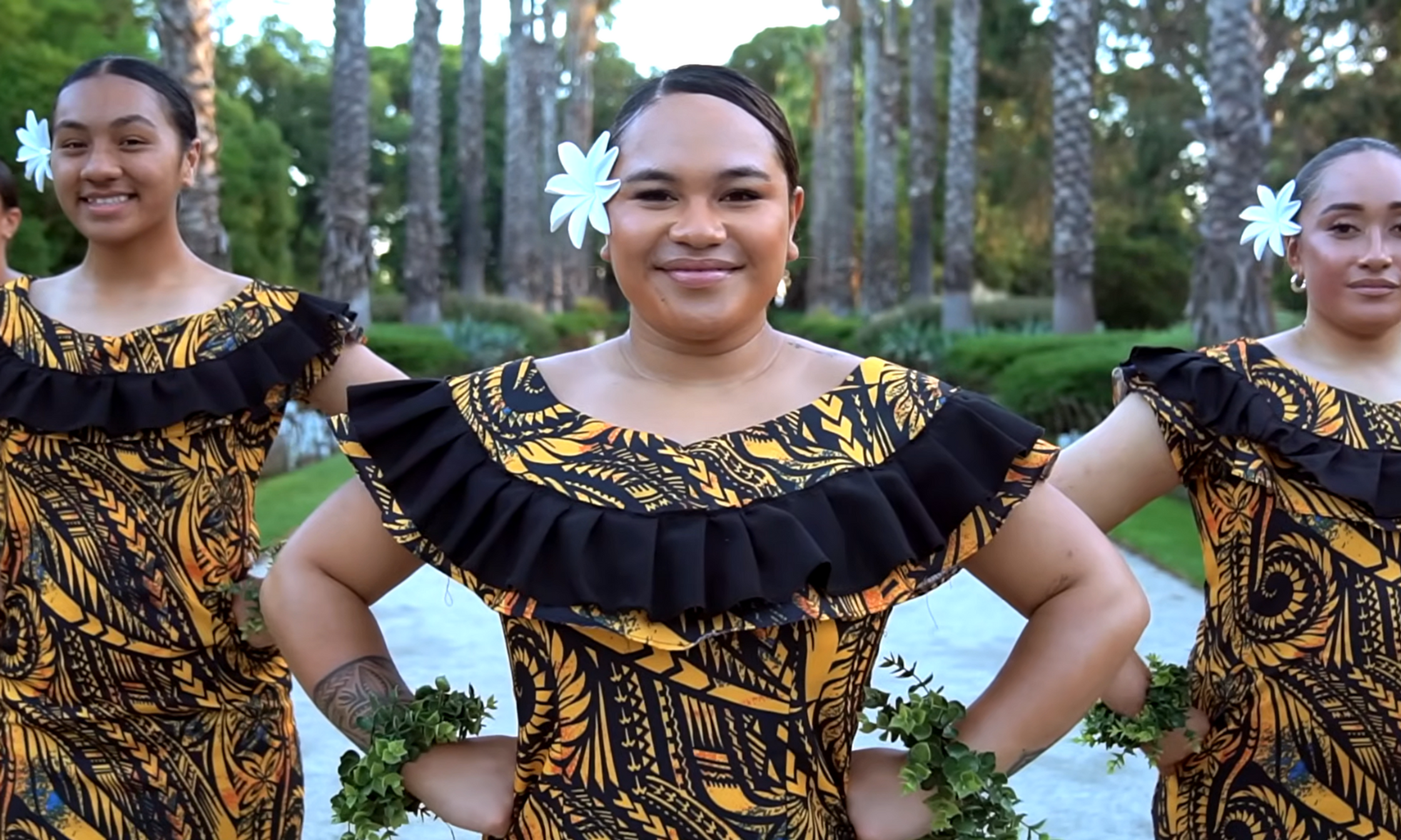 Miquel 'Miqa' Sietu is front and centre with her Niuean pride.