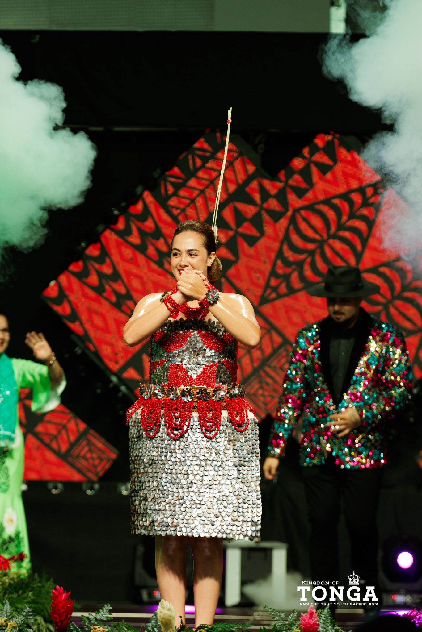 Miss Heilala 2024-2025 Racheal Angelica o Manakakapu Guttenbeil performs her final tau'olunga as the title holder. Photo/Facebook