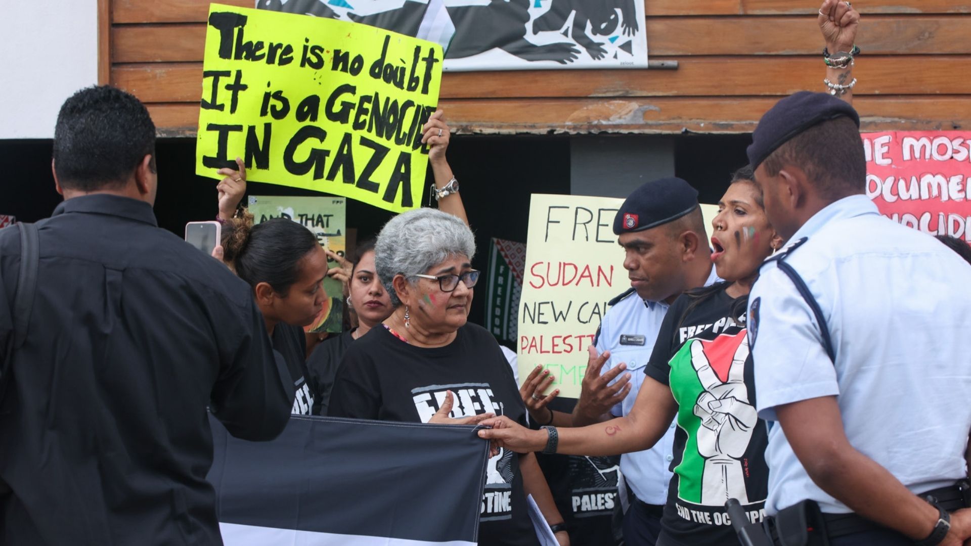 Israel opens high-tech diplomatic base in Fiji as protests erupt over Gaza war fallout