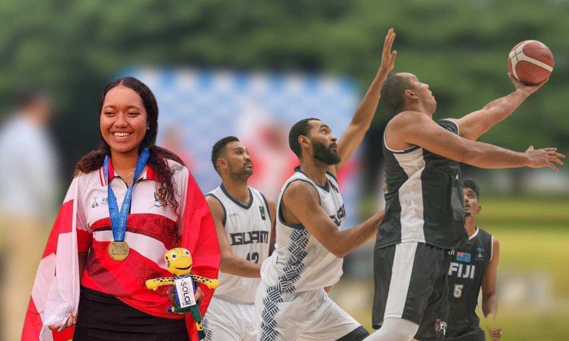 Pacific Games 2023: Tongan teen's golden debut, Fiji basketball breaks