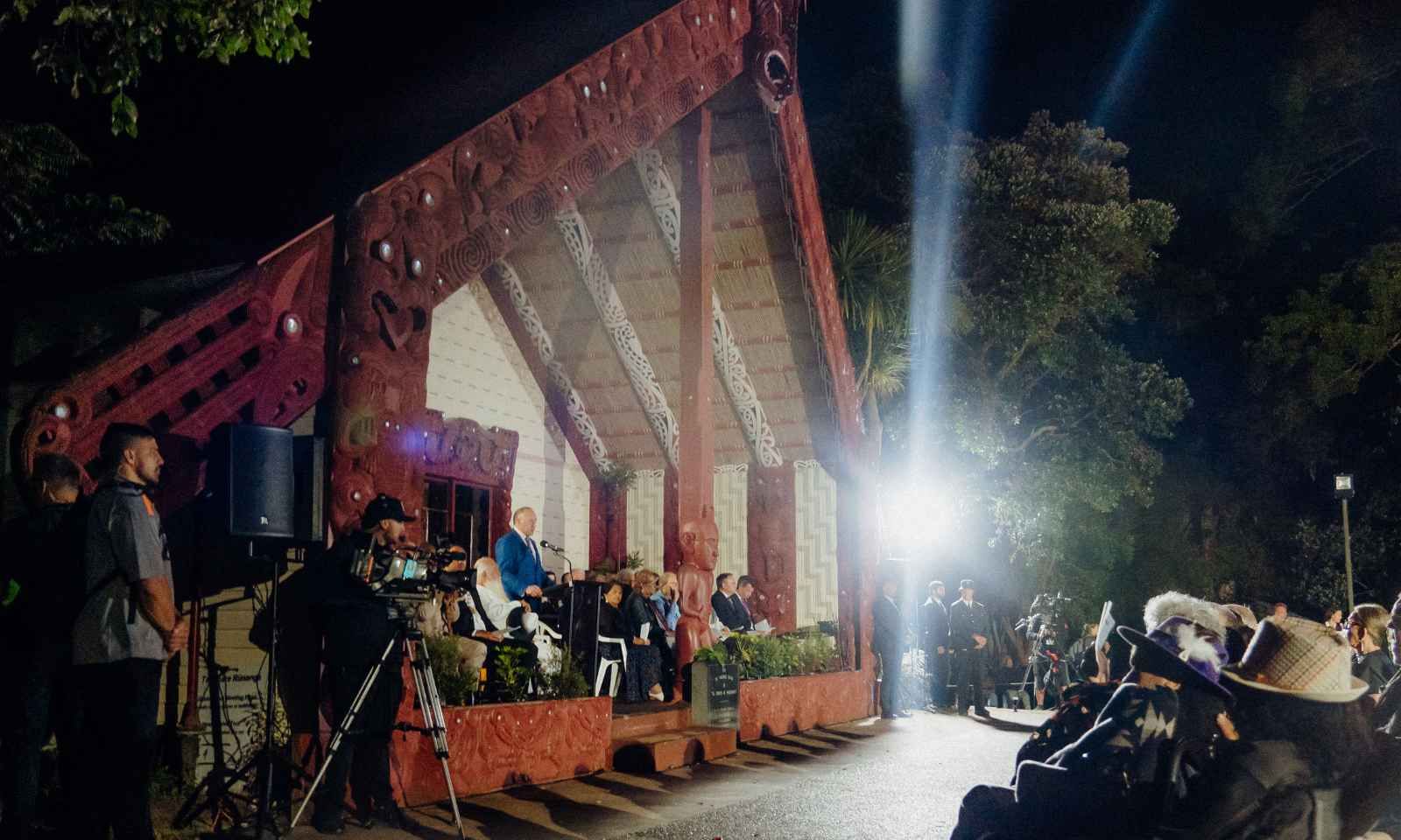 Hundreds gather at Treaty Grounds for the annual Waitangi Day dawn service