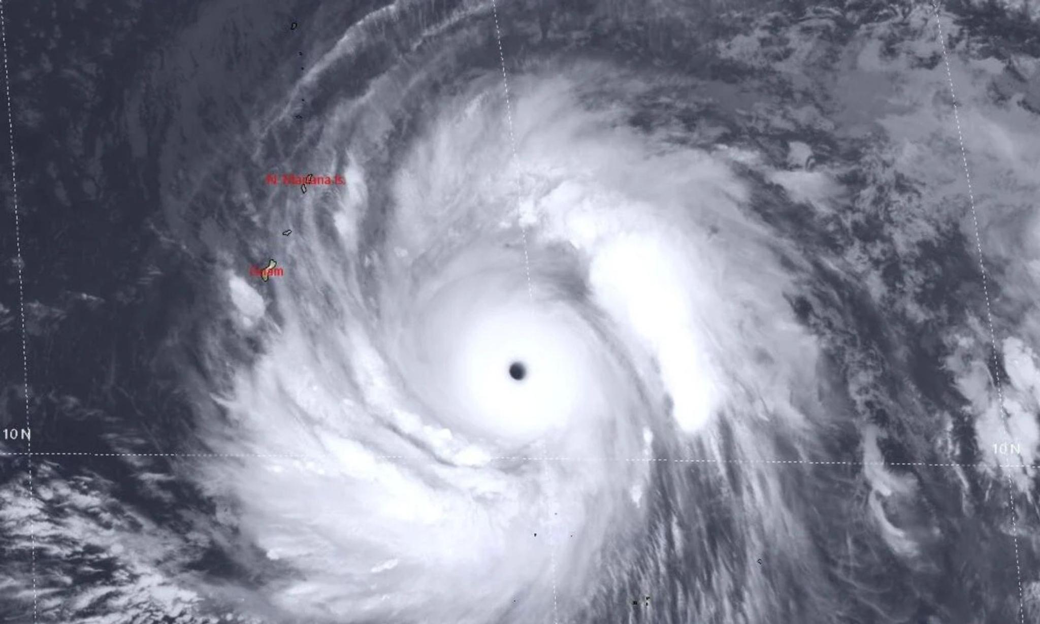 Super Typhoon Sinlaku: Northern Marianas brace for dangerous winds and ...