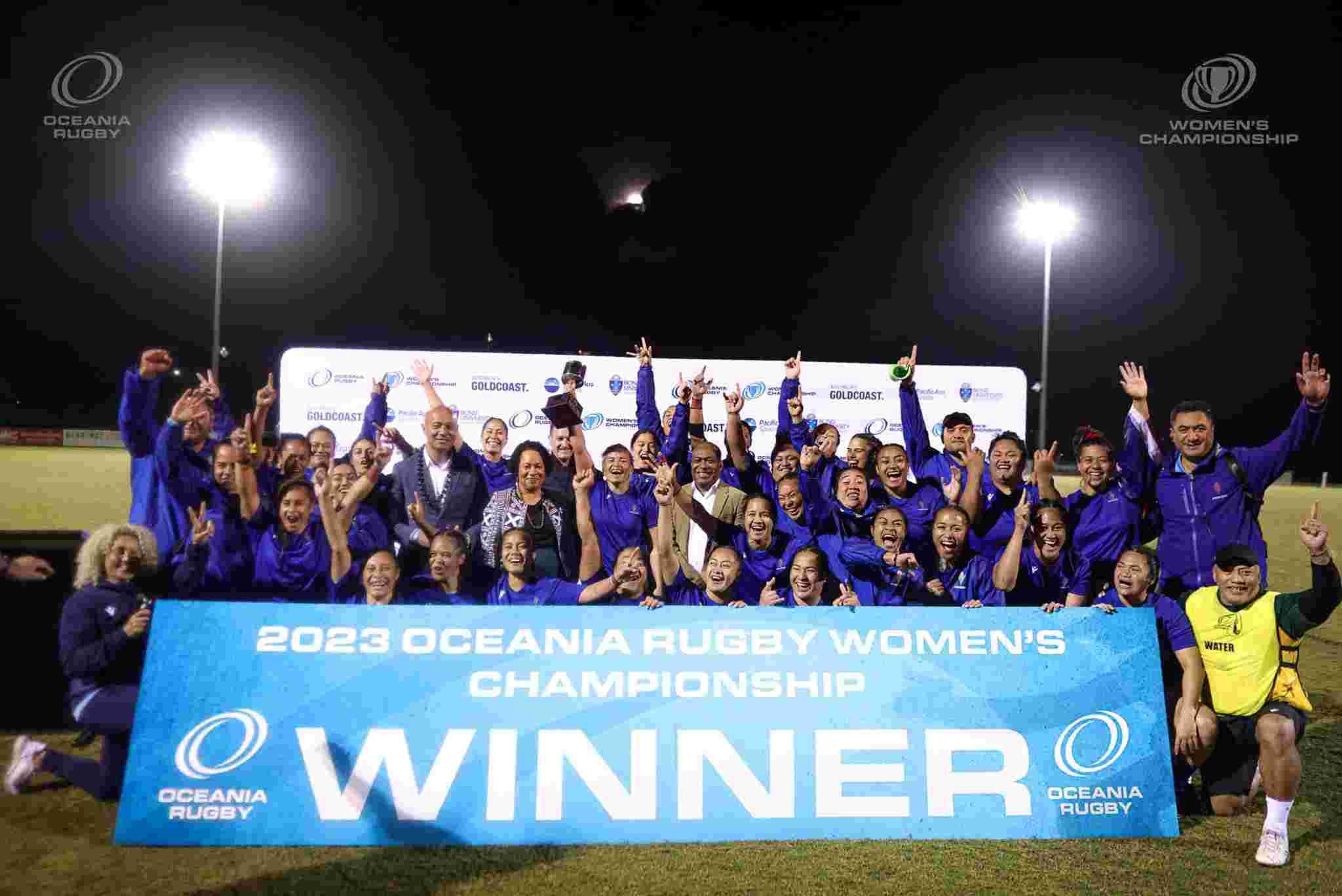 Oceania Women's Rugby Champions Manusina Photo/Oceania Rugby Facebook Page 