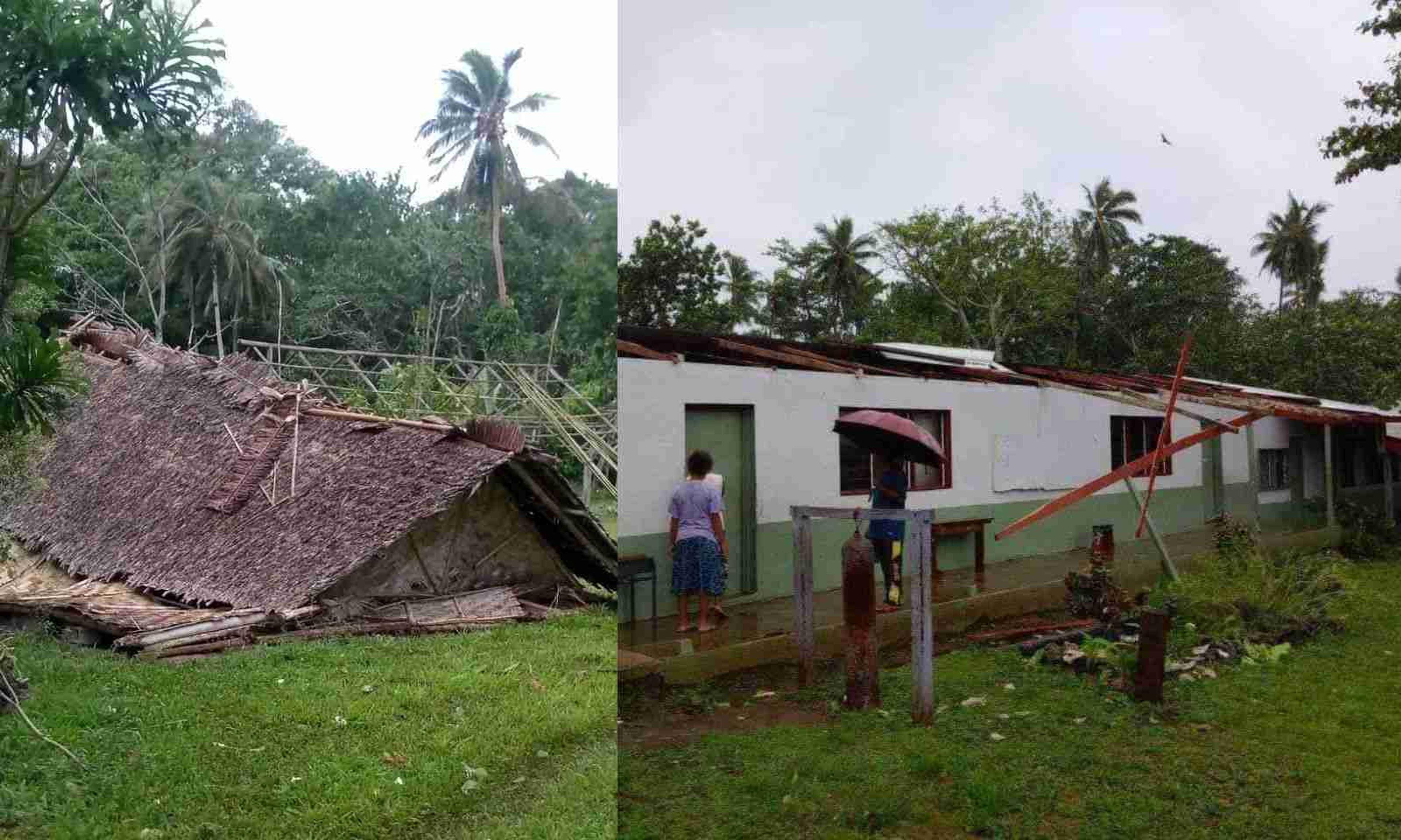 Tropical Cyclone Lola may have weaken but the damage has been done to homes and schools in Vanuatu.