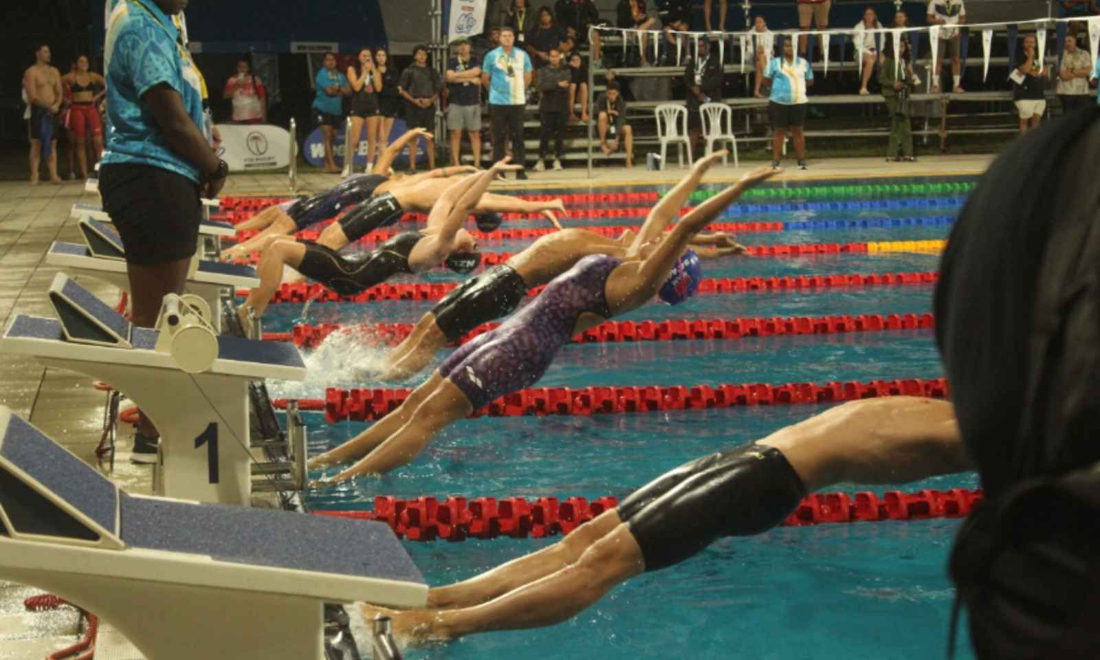 Fiji swimmers strike gold early at Oceania Championships