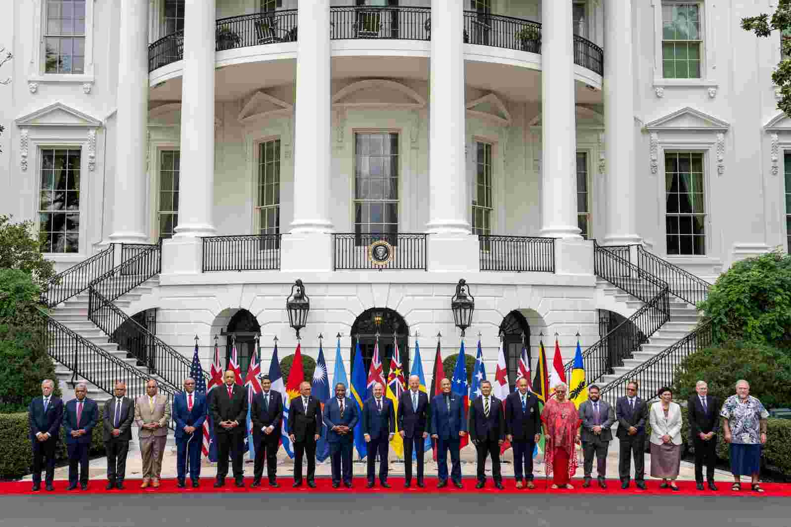 Pacific leaders met with US President Joe Biden. Photo/Facebook