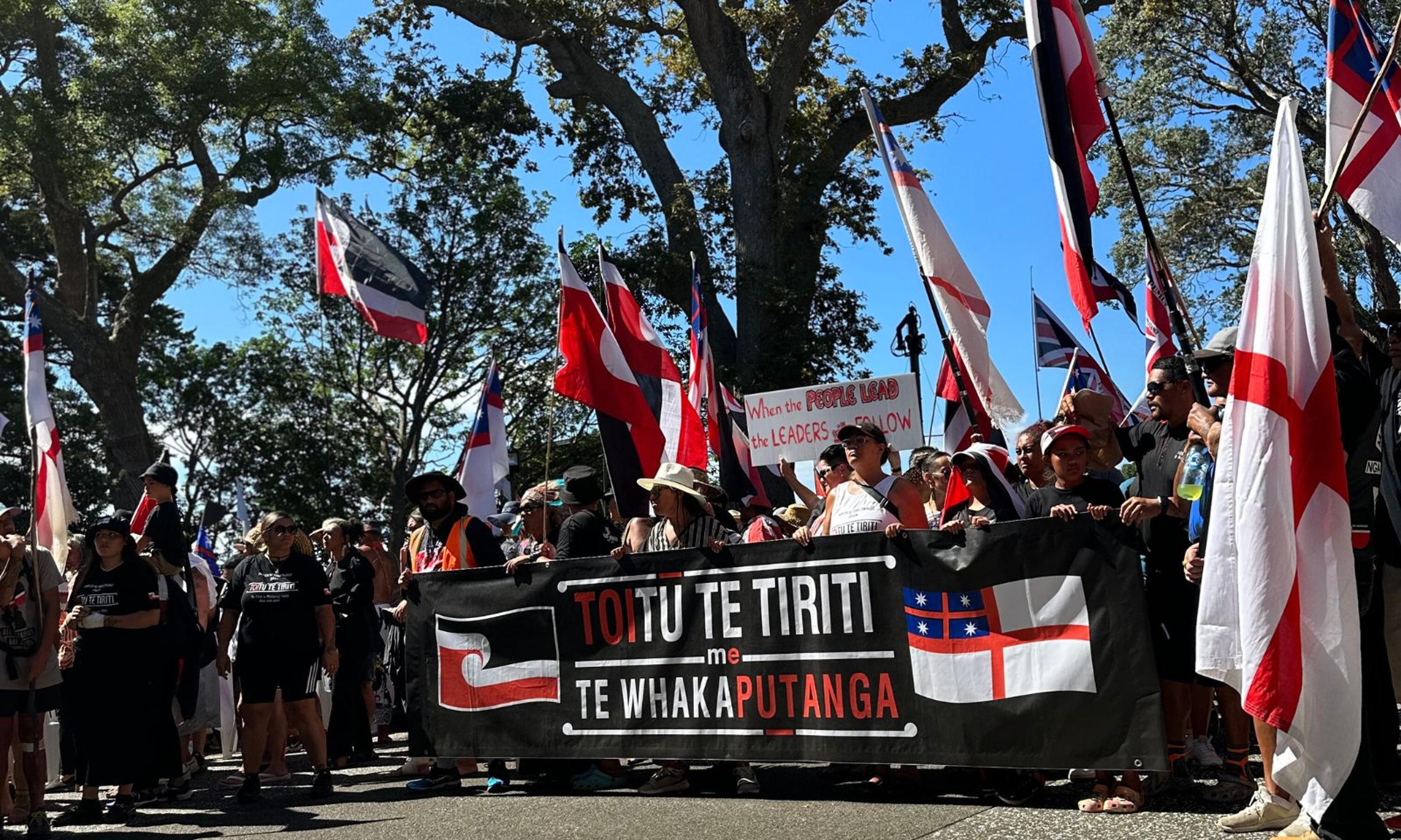 The annual hīkoi from Cape Reinga arrives to Waitangi with a staunch message.