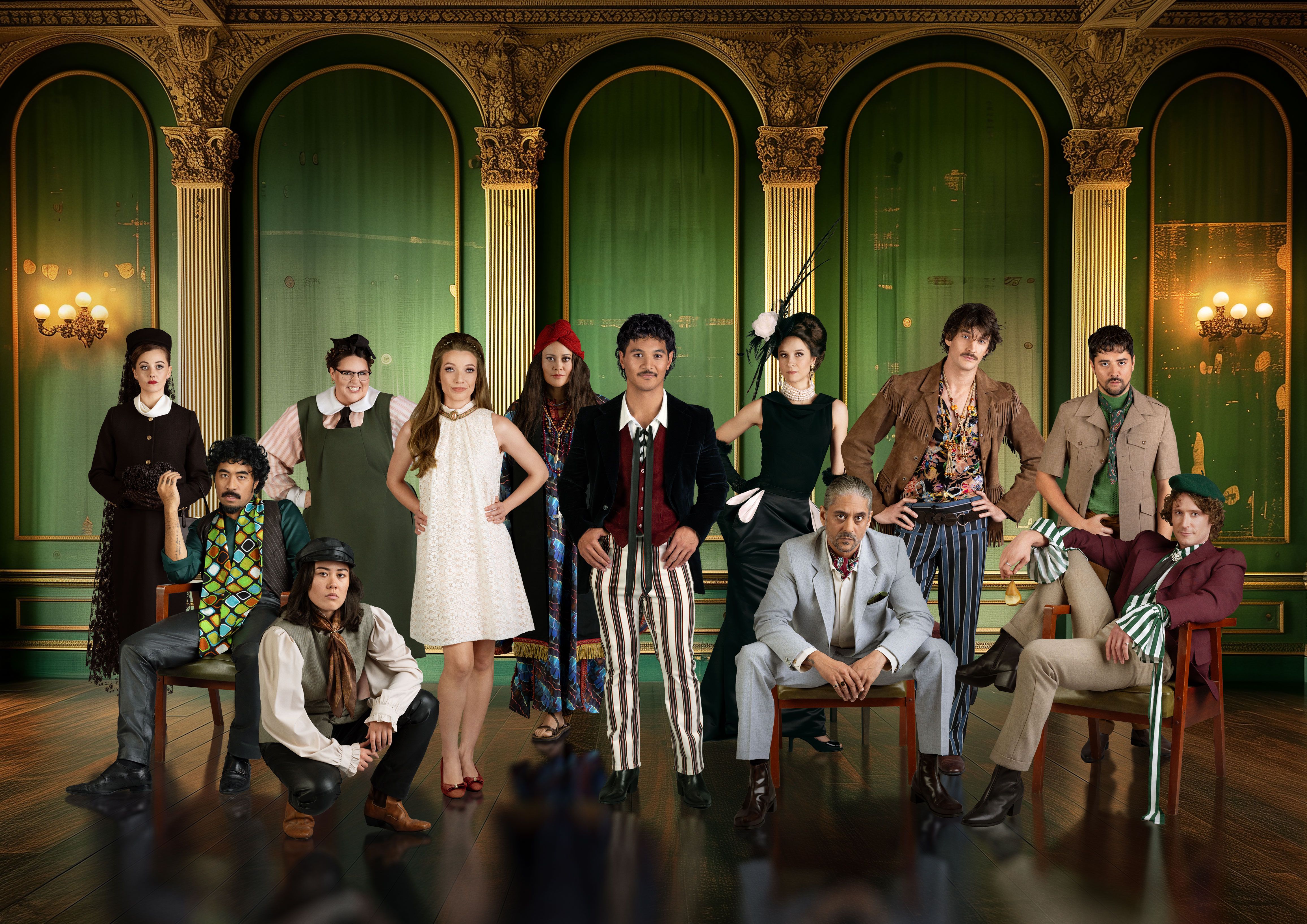 Full cast of Auckland Theatre Company's 'Romeo and Juliet'. Photo/Supplied